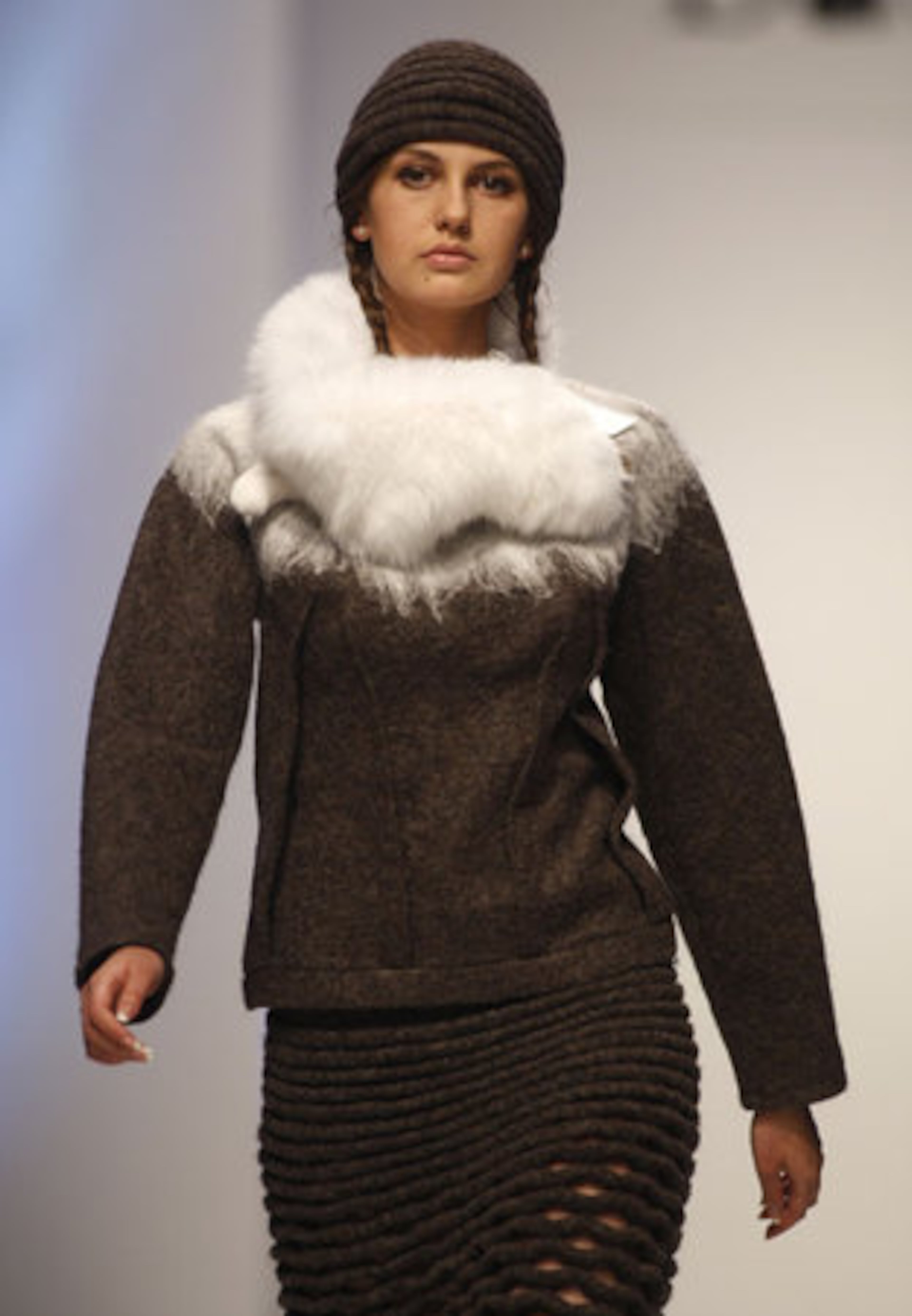 Many Marina Davidova ensembles had a furry element.