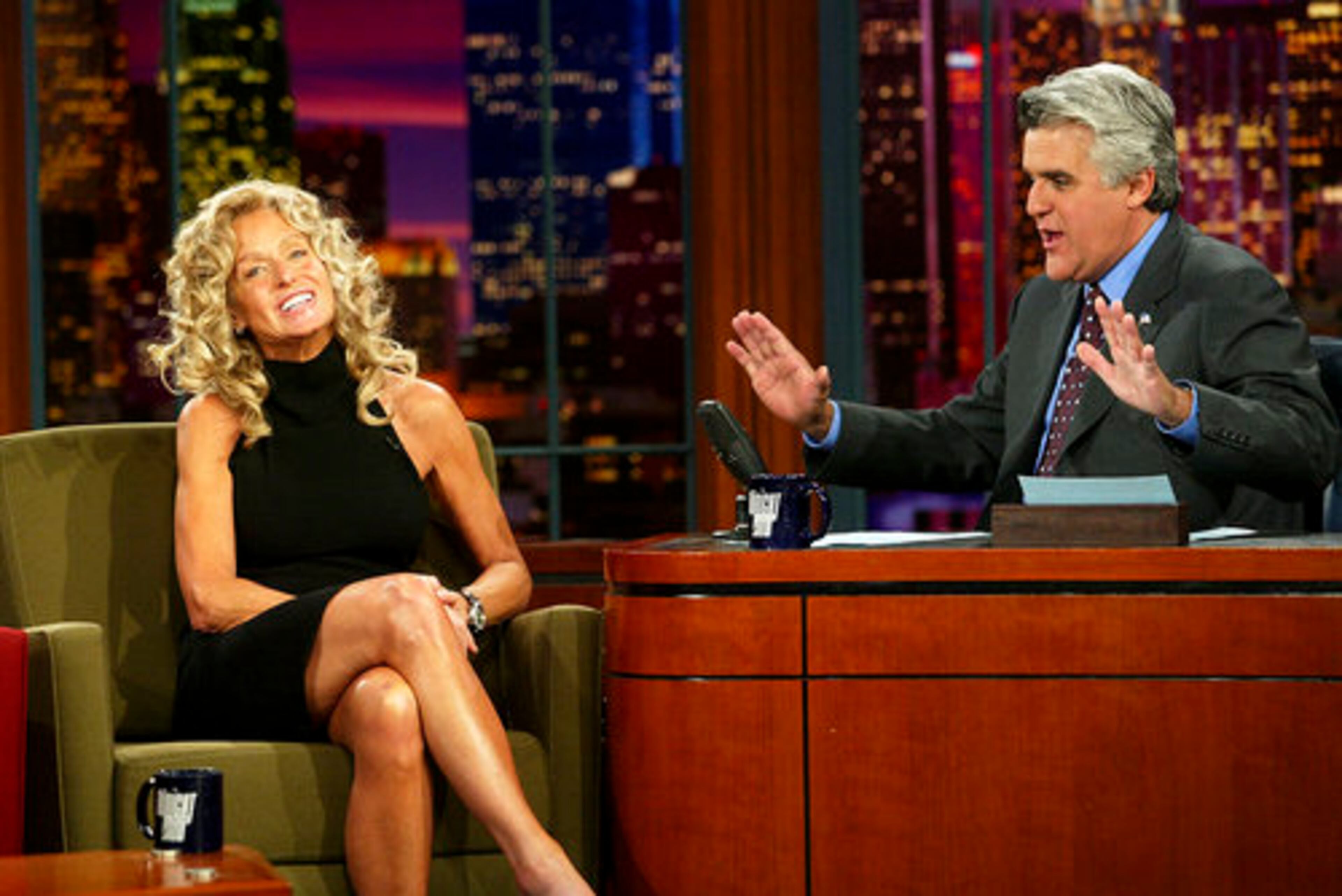 ... and on "The Tonight Show with Jay Leno" in 2003.