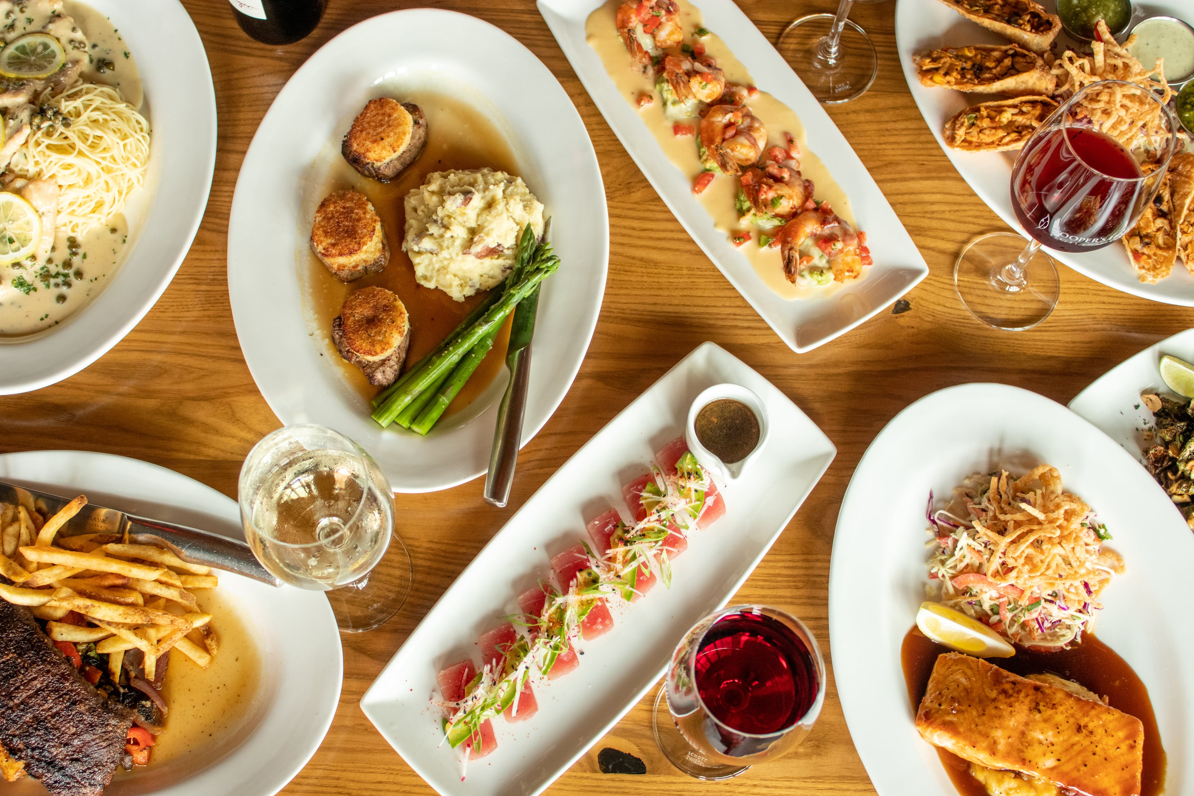 Cooper's Hawk Winery and Restaurant offers a wide-ranging menu of dishes. (Courtesy of Cooper’s Hawk Winery and Restaurant)