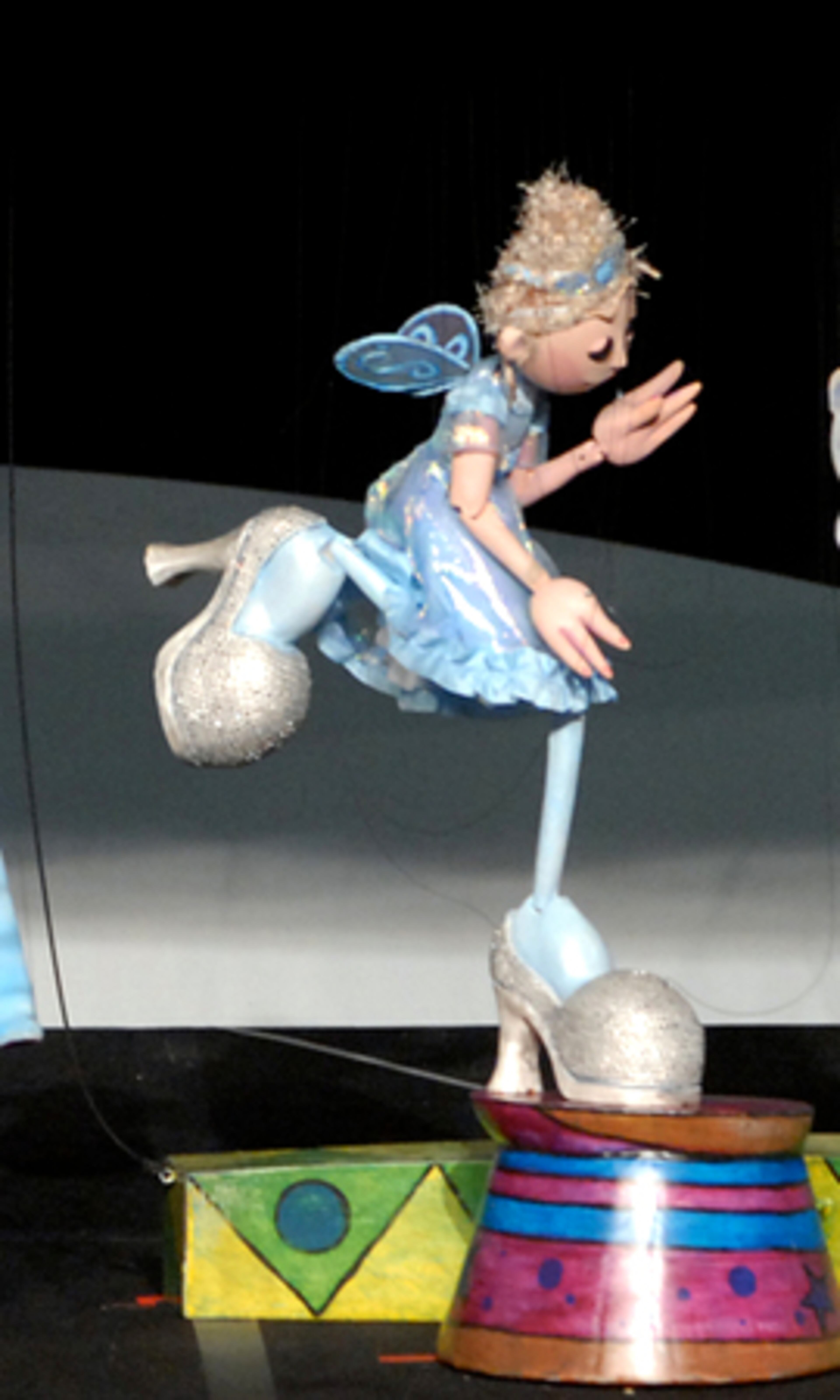 THIS CINDERELLA has big feet instead of tiny ones. And instead of just waiting around for her prince, she walks a tightrope and speaks in poetry. She's headstrong, sweet and a bit loony.