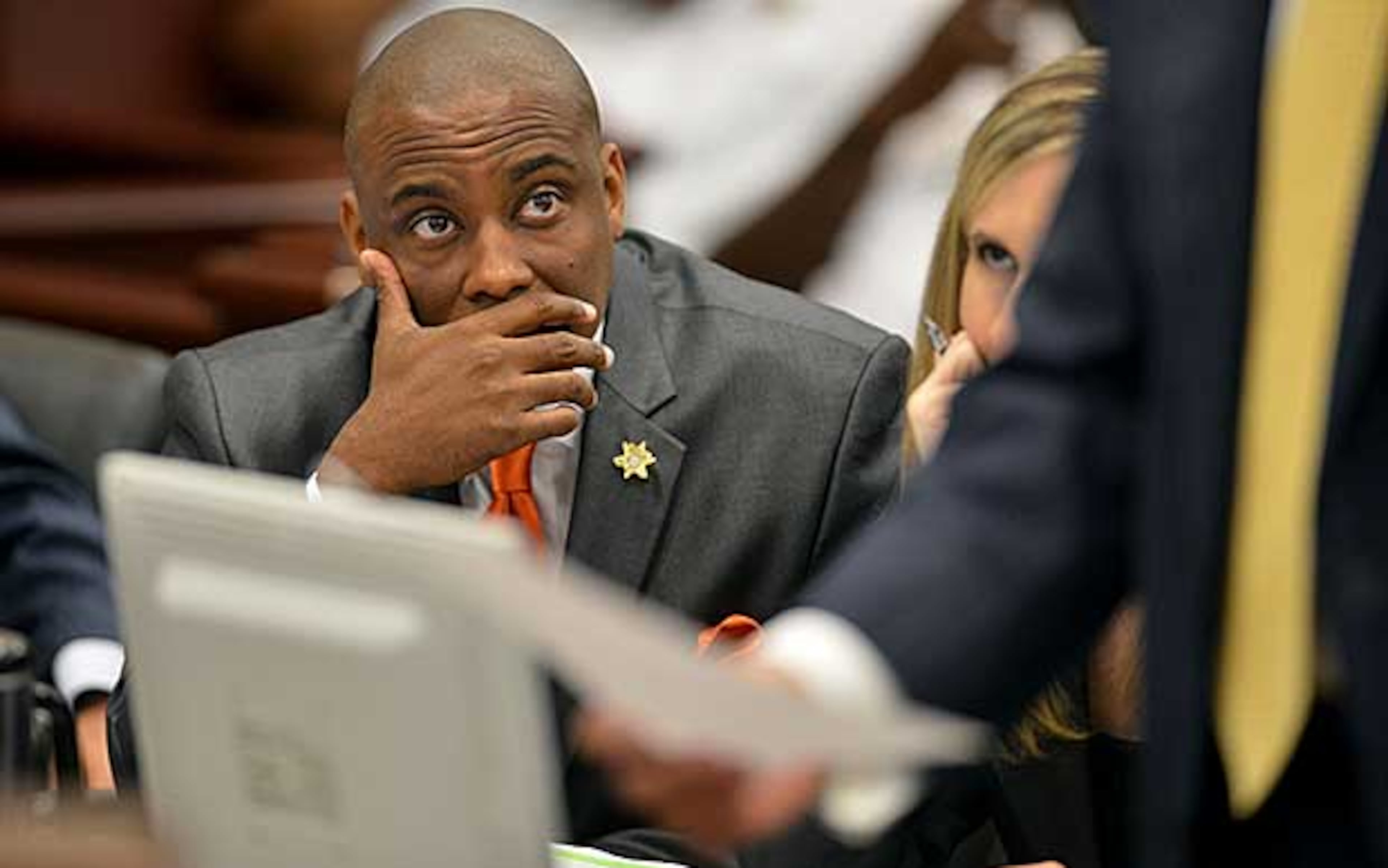 In McCord's shooting, Victor Hill pleaded no contest to the reckless conduct charge. His Peace Officers Standard and Training Council certification was suspended for two years but he remained in office. McCord endorsed him in his 2016 campaign for sheriff. (AJC file)