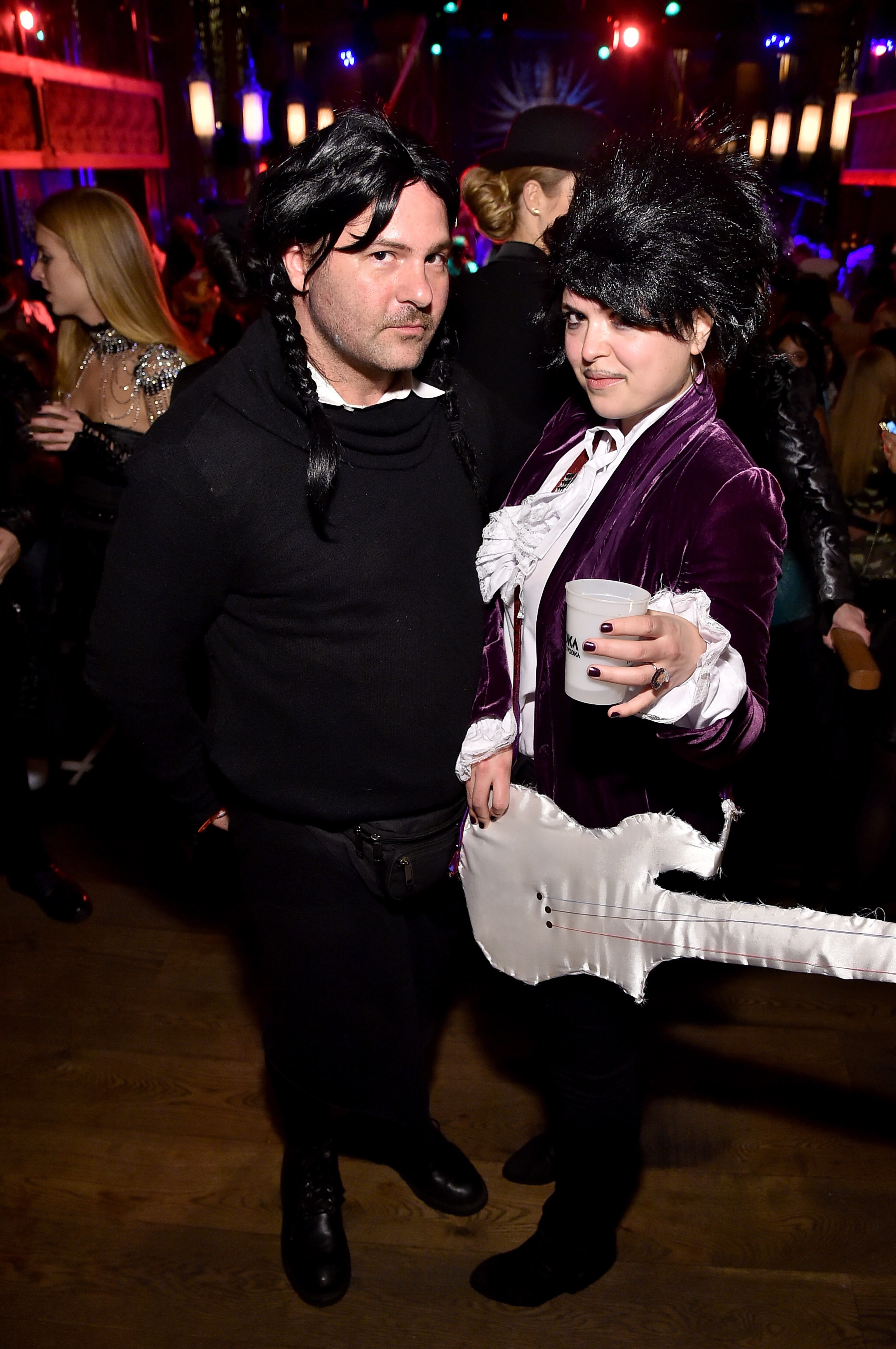 NEW YORK, NY - OCTOBER 31: Photographer Michael Loccisano and Diana Forman attend Moto X presents Heidi Klum's 15th Annual Halloween Party sponsored by SVEDKA Vodka at TAO Downtown on October 31, 2014 in New York City. (Photo by Mike Coppola/Getty Images for Heidi Klum)
