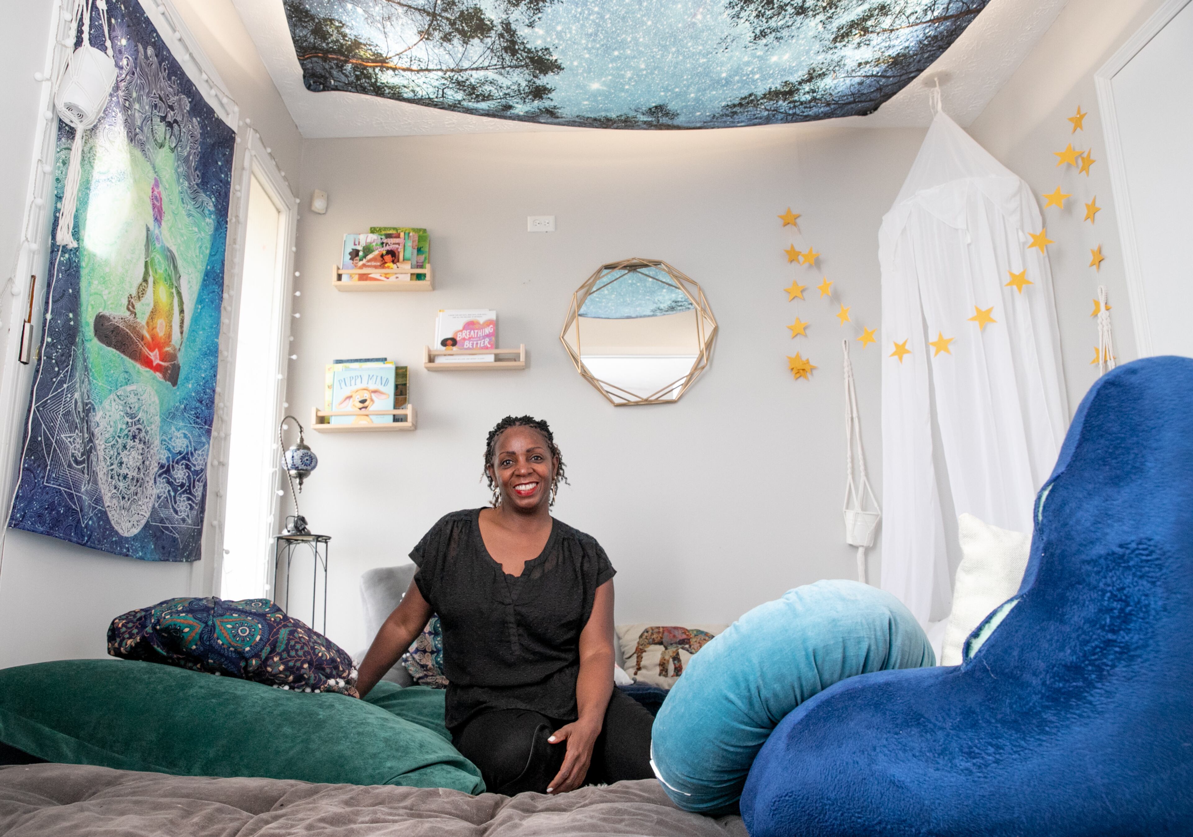 Jean Douglas is the executive director of the DeKalb County Women's Resource Center.Crisis hotlines are being used more frequently forcing communities to get creative helping people fleeing from domestic violence. (Jenni Girtman for The Atlanta Journal-Constitution)