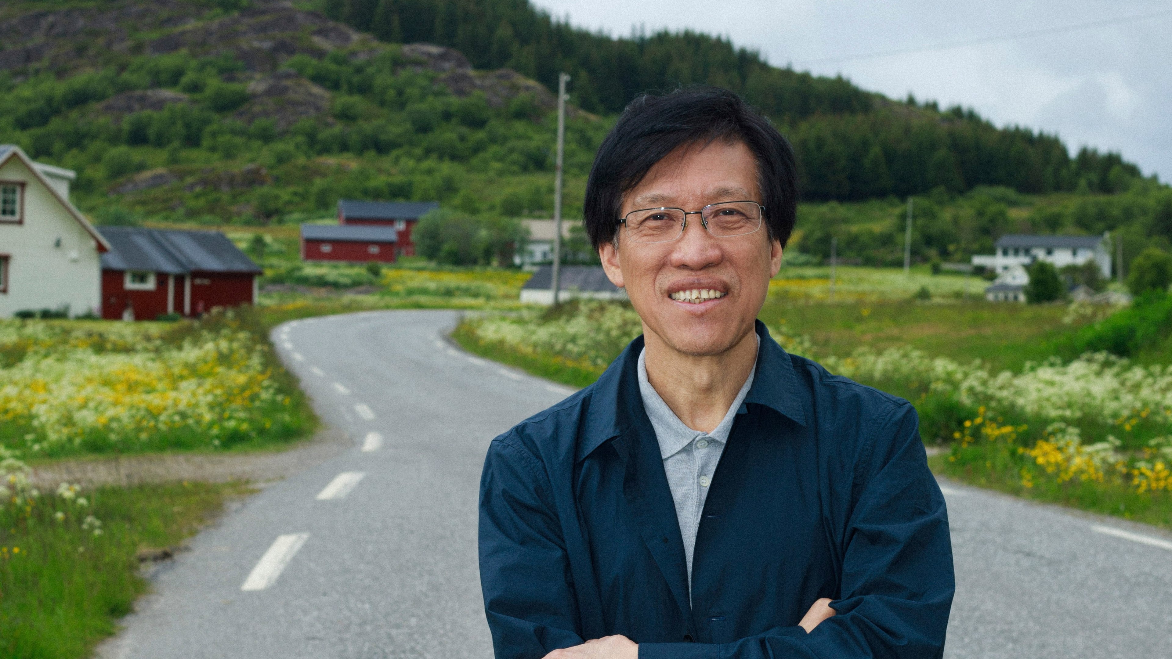 In this photo taken on Wednesday, June 25, 2025 and released by Cherry Au Hon I, Macao's pro-democracy former lawmaker Au Kam San poses for a photo during a family trip in Norway. (Cherry Au Hon I via AP)