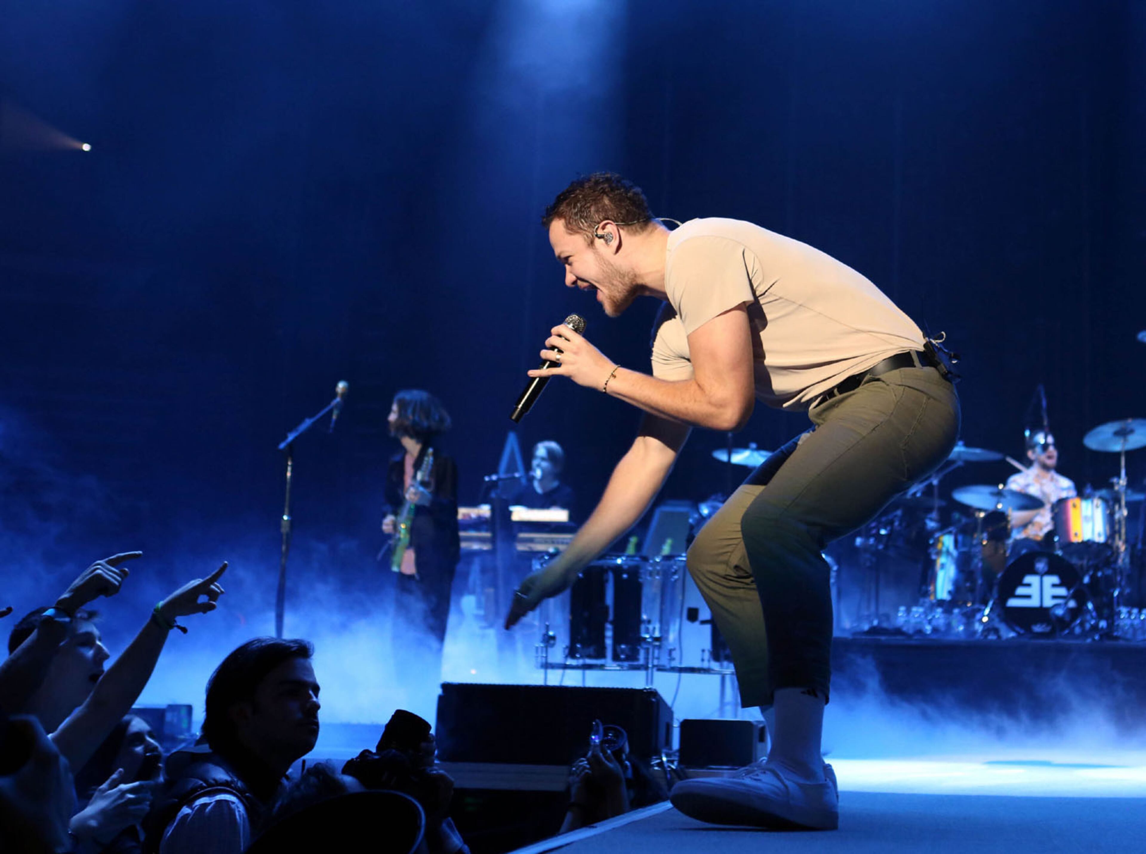 - Dan Reynolds sings "It's Time."Imagine Dragons brought their enrgized Evolve Tour to sold out Philips Arena on Tuesday, November 7, 2017. Opening acts Grouplove and K. Flay got the night off to a rocking start.Robb Cohen Photography & Video /RobbsPhotos.com