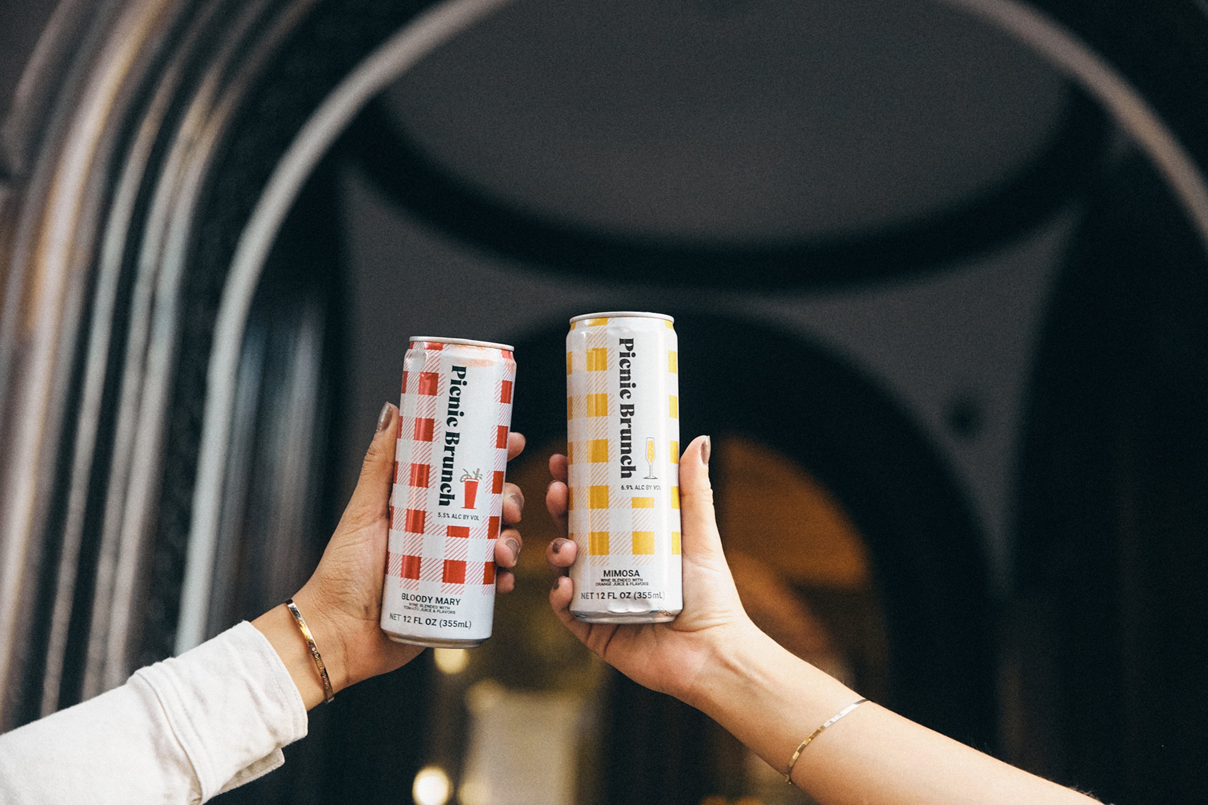 Picnic Brunch cocktails are wine-based, and use three traditional brunch beverage flavors. Courtesy of Picnic Brunch