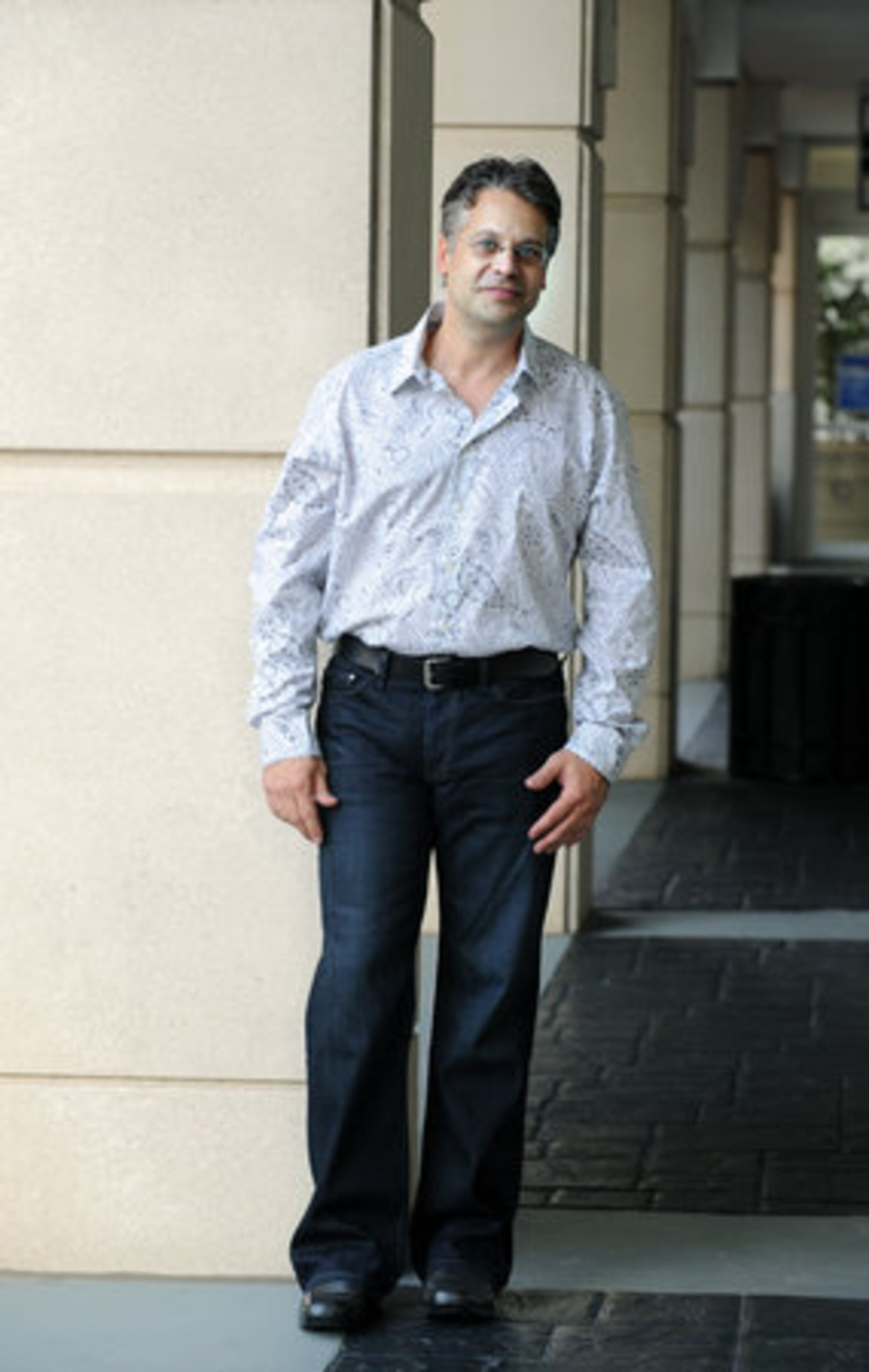 Designer jeans in the correct size make Thatch feel younger, he says.