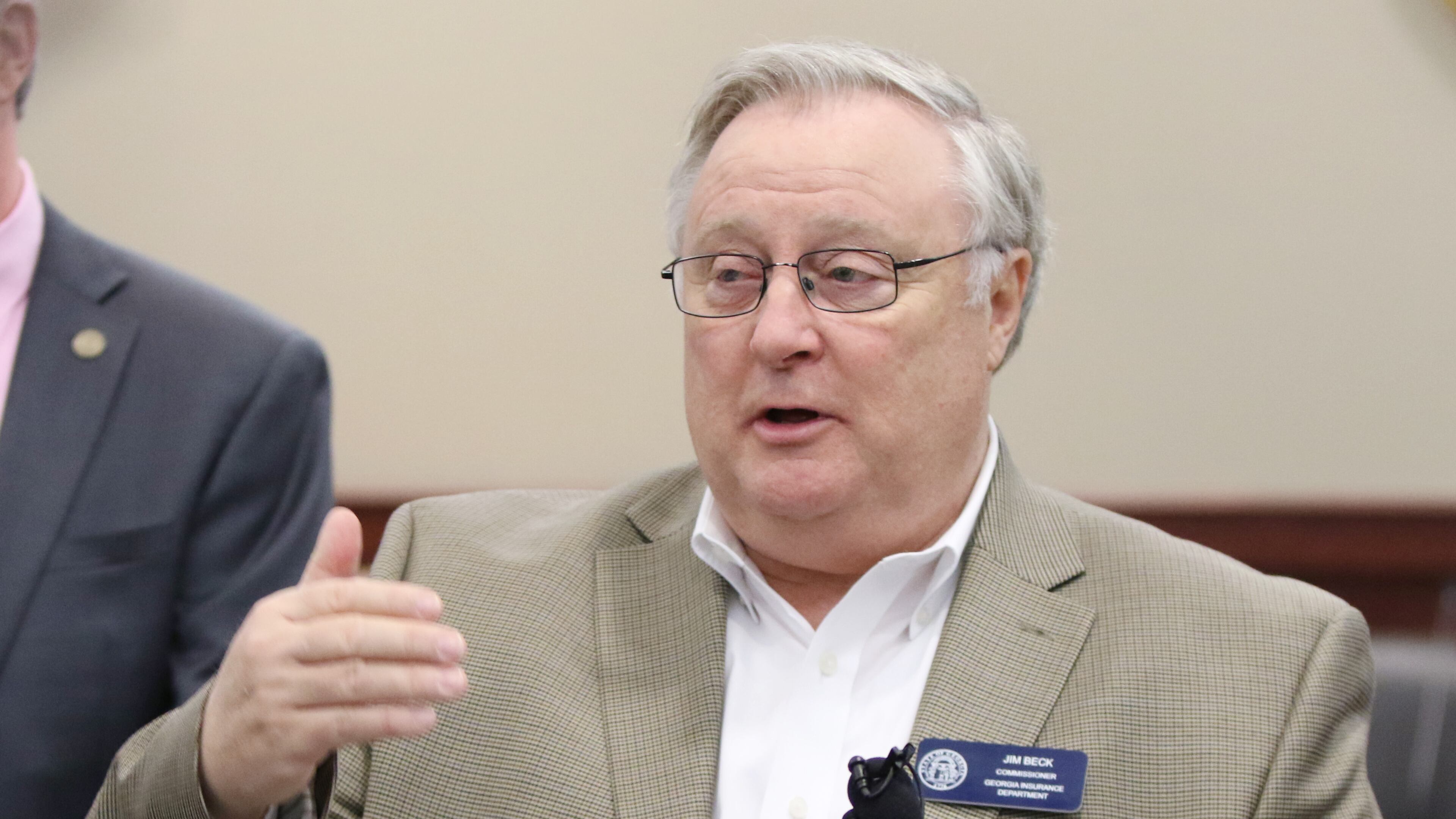 Jim Beck, suspended commissioner of the Georgia Insurance Department. EMILY HANEY / emily.haney@ajc.com