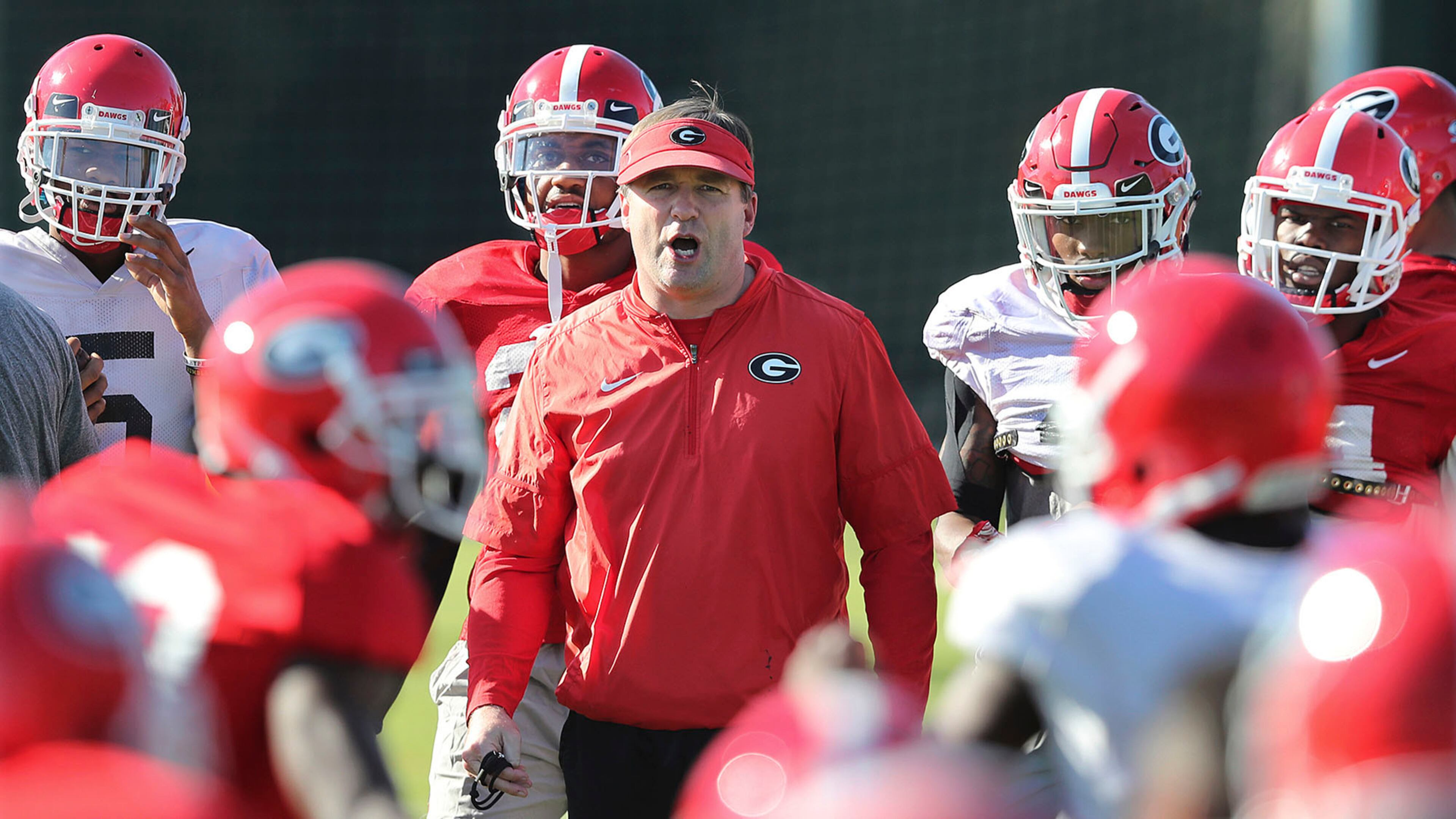 Georgia coach Kirby Smart and the Bulldogs are set to open preseason camp on Monday, Aug. 17, 2020. (Curtis Compton/ccompton@ajc.com)