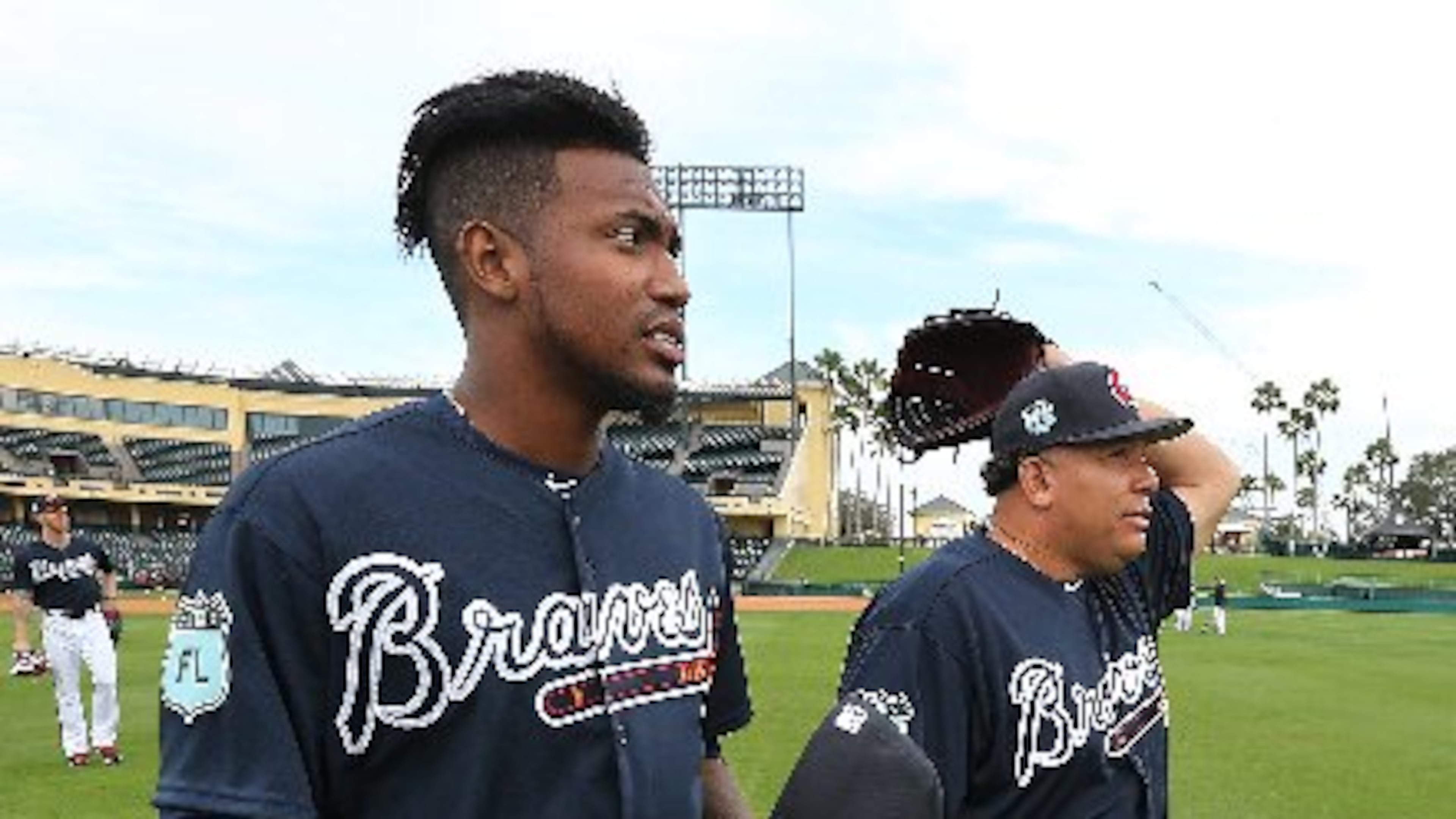 Julio Teheran (left) anchors a Braves pitching staff that added Bartolo Colon. Curtis Compton/ccompton@ajc.com