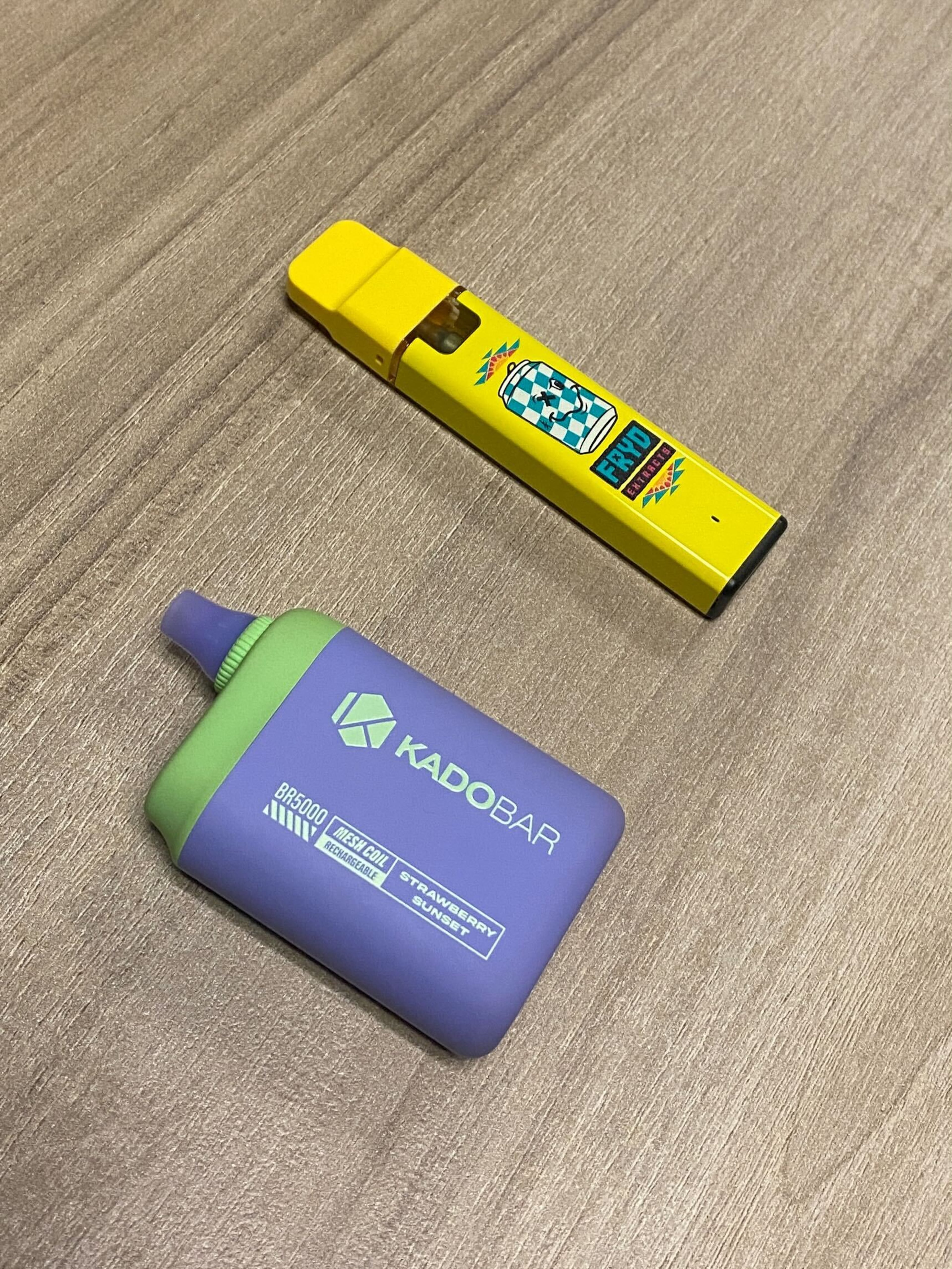 Berkmar High School Principal Durrant Williams shows vaping devices recently confiscated from students. (Josh Reyes / Josh.Reyes@ajc.com)