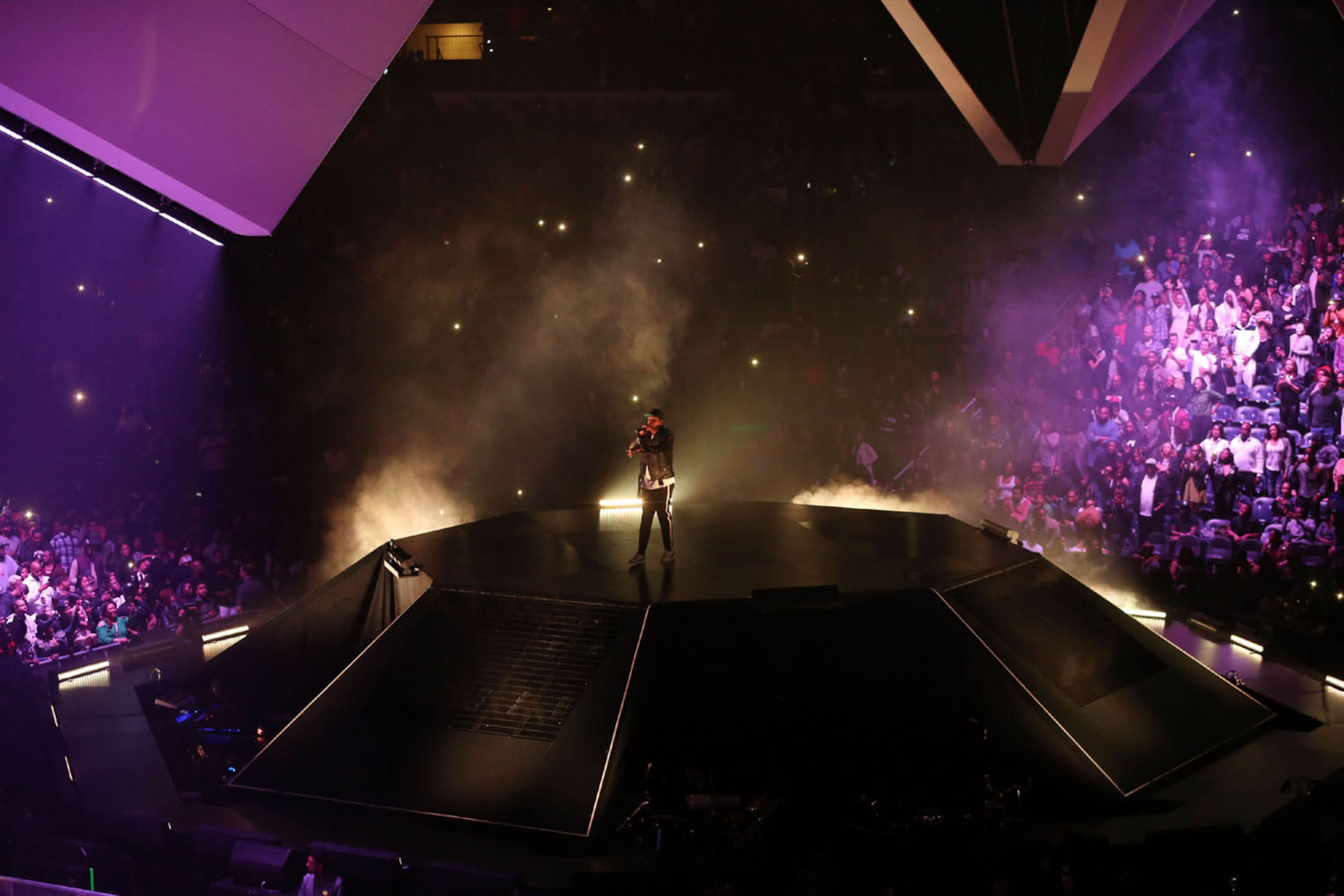 Jay-Z brought his 4:44 Tour to sold out Philips Arena on Tuesday, November 14, 2017, with Vic Mensa opening.Robb Cohen Photography & Video /RobbsPhotos.com