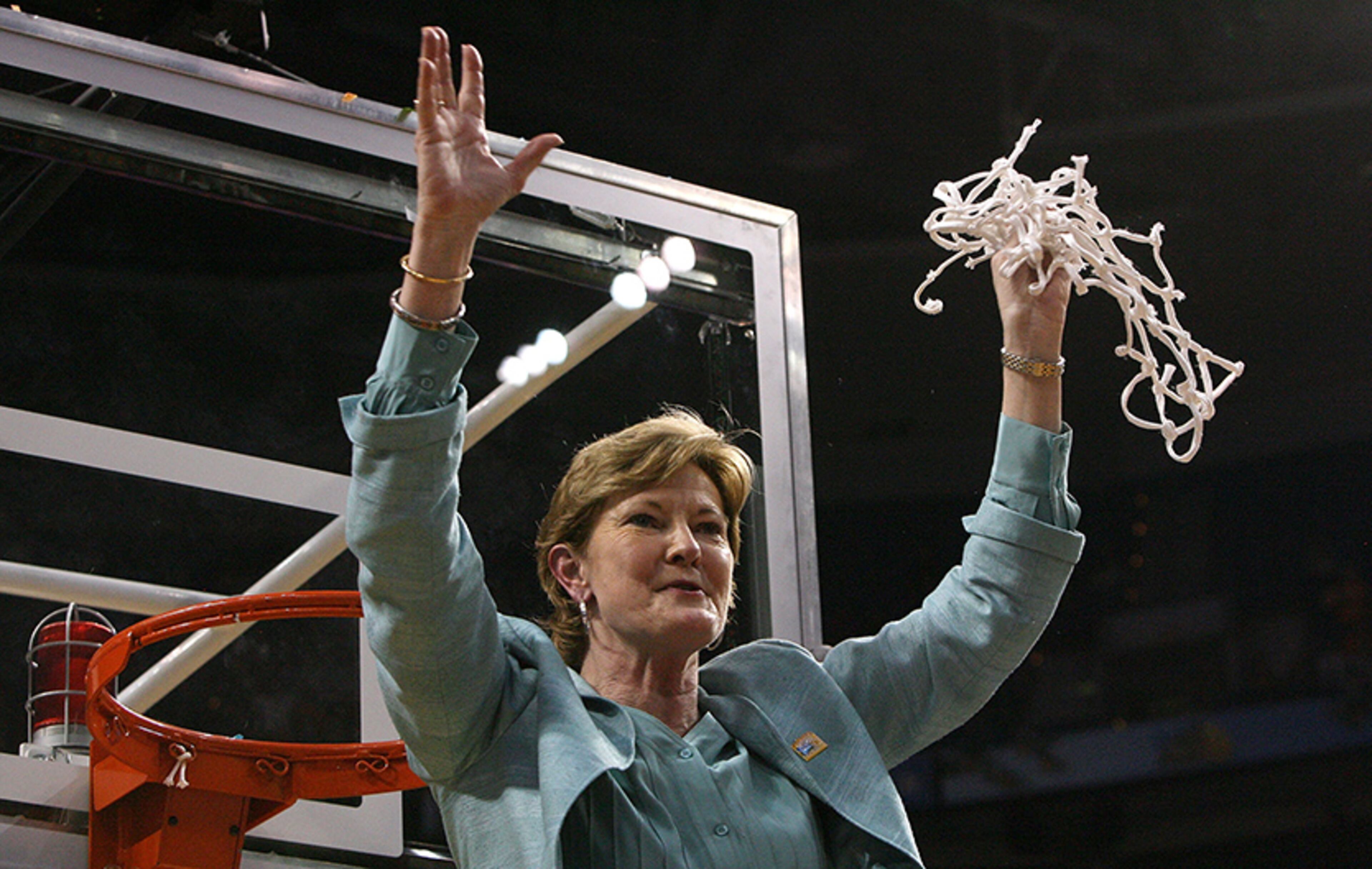 Pat Summitt coaching resume at Tennessee - from 1974 to 2012 - includes 1,098 wins and 8 NCAA titles. She is one of three college coaches with at least 1,000 victories.