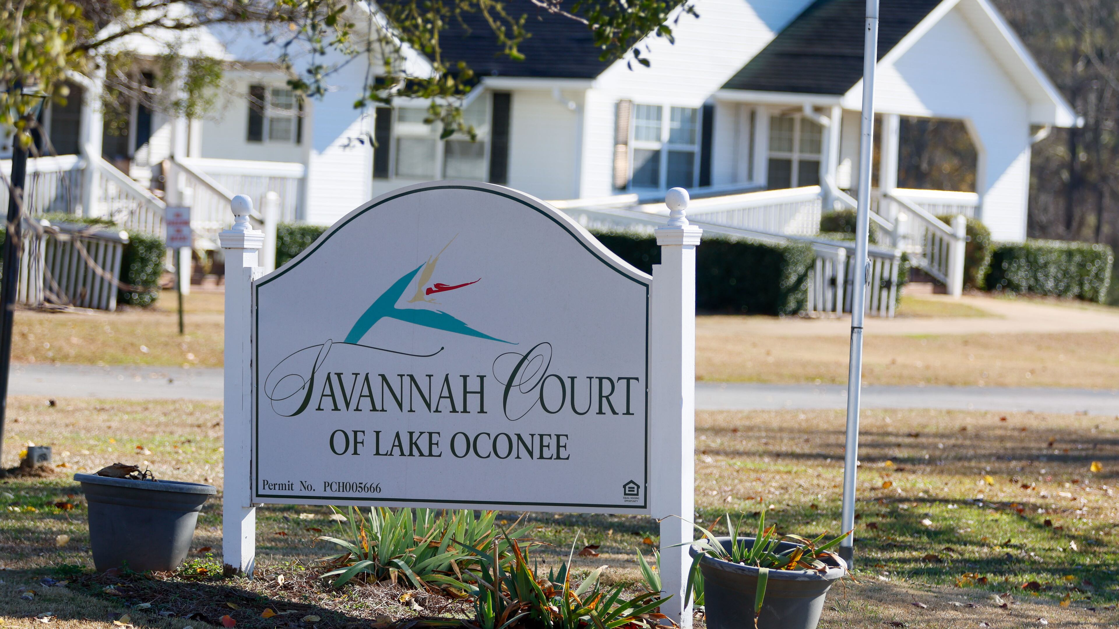 A sign for the Savannah Court of Lake Oconee assisted living home is visible on Monday, December 11, 2023, in Greensboro, GA. The facility has a history of challenges, with ongoing state efforts to regulate and potentially close it down.
Miguel Martinez /miguel.martinezjimenez@ajc.com