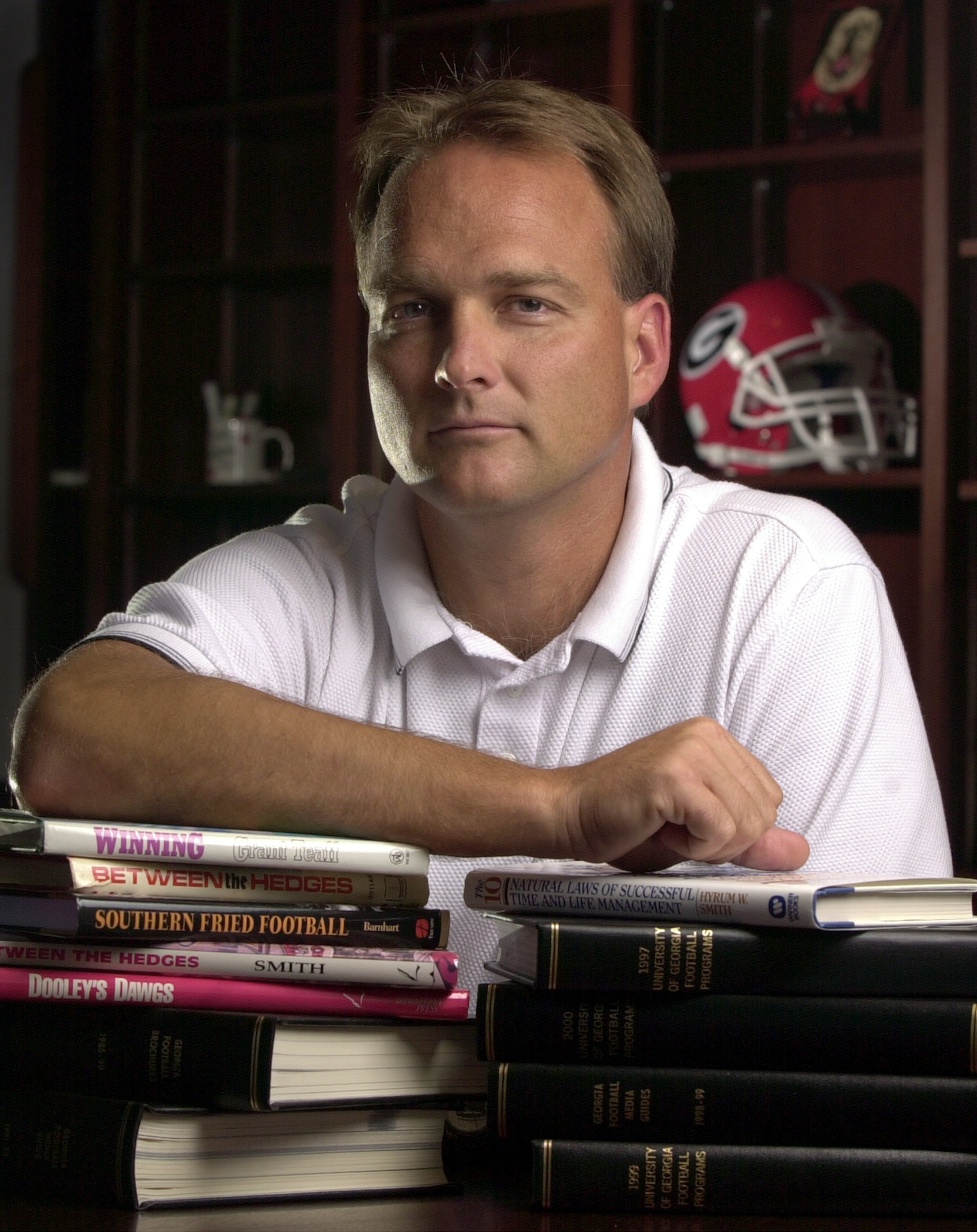 Richt in the summer of 2001 before his first season in Athens.