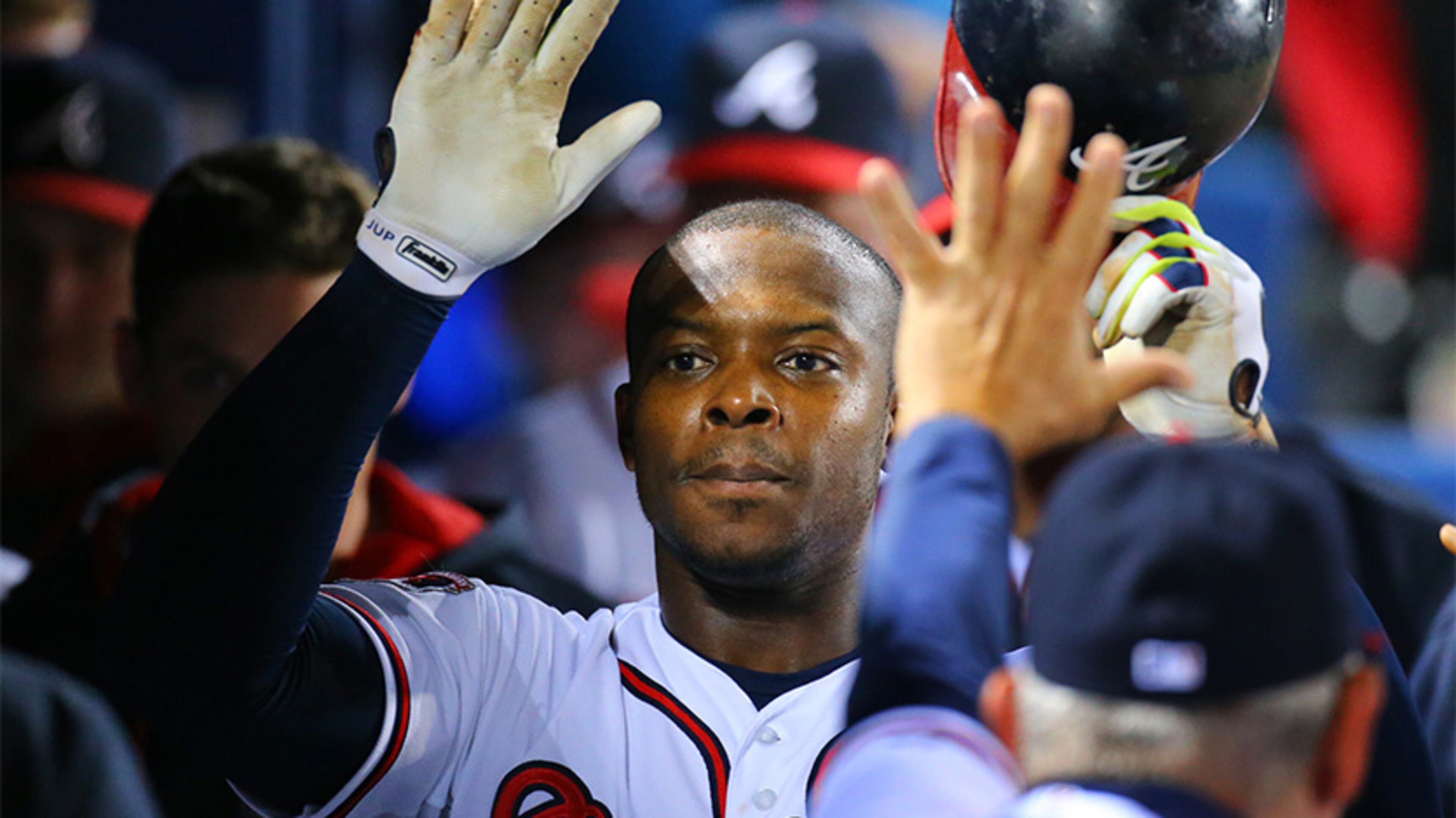 In two seasons in Atlanta, Justin Upton led the Braves with 56 home runs.