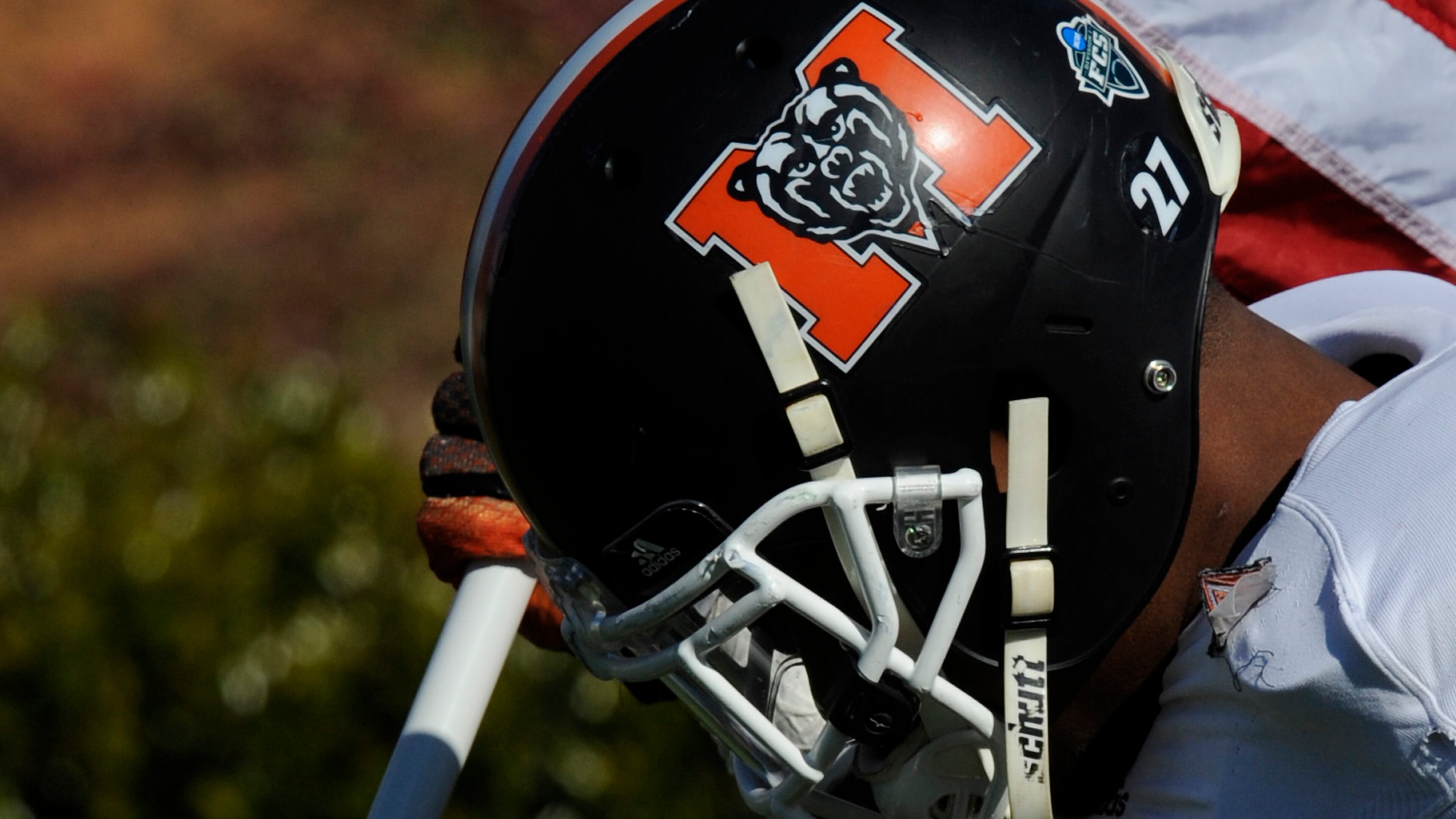 2014 November 22 | Saturday: Alex Lakes (27) RB Mercer University Bears before the Southern Conference (SoCon) game at Gibbs Stadium on the Wofford College campus in Spartanburg, South Carolina. (Icon Sportswire via AP Images)