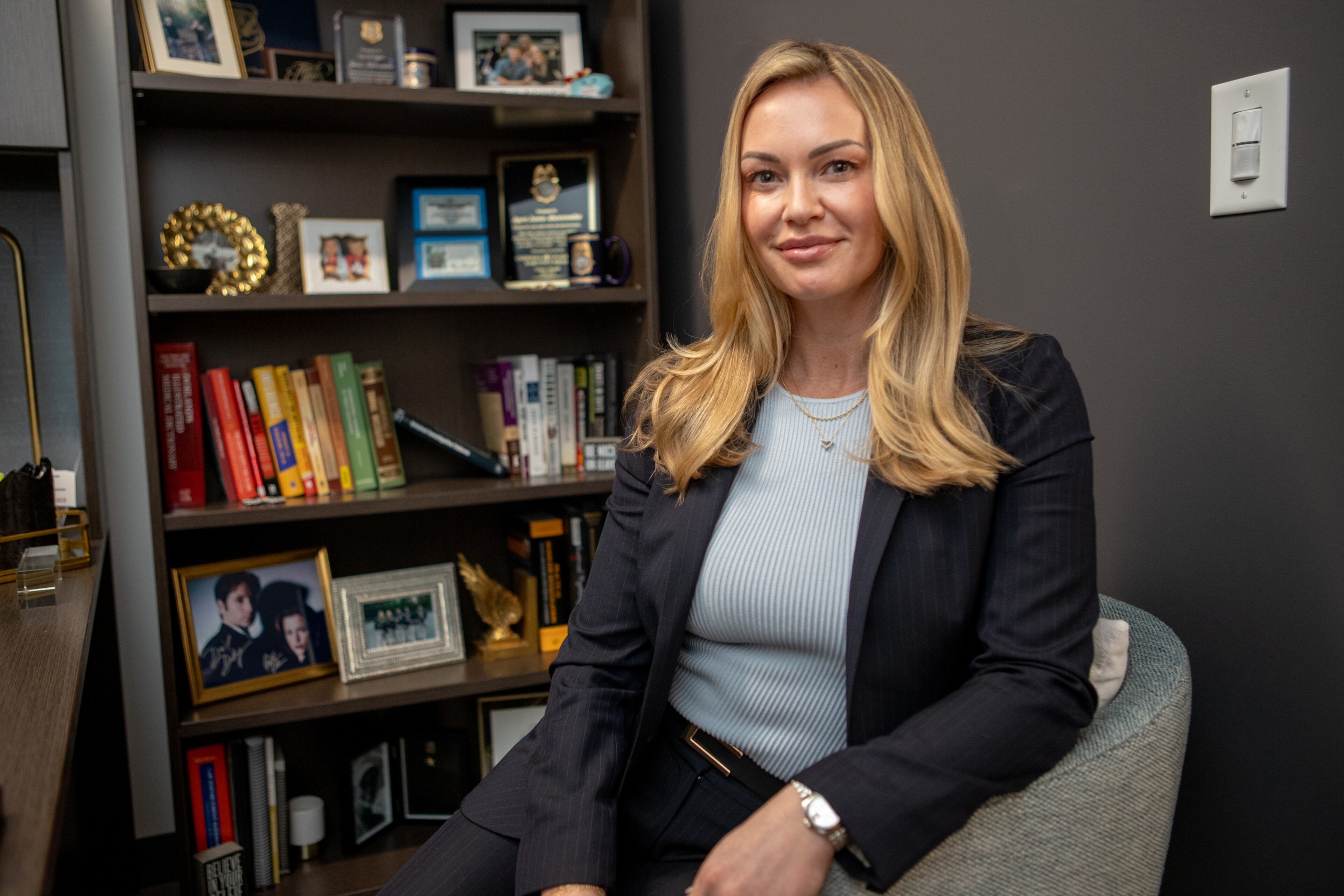 Jamie Abercrombie was inspired to join the GBI after watching crime shows. (Jenni Girtman for the AJC)