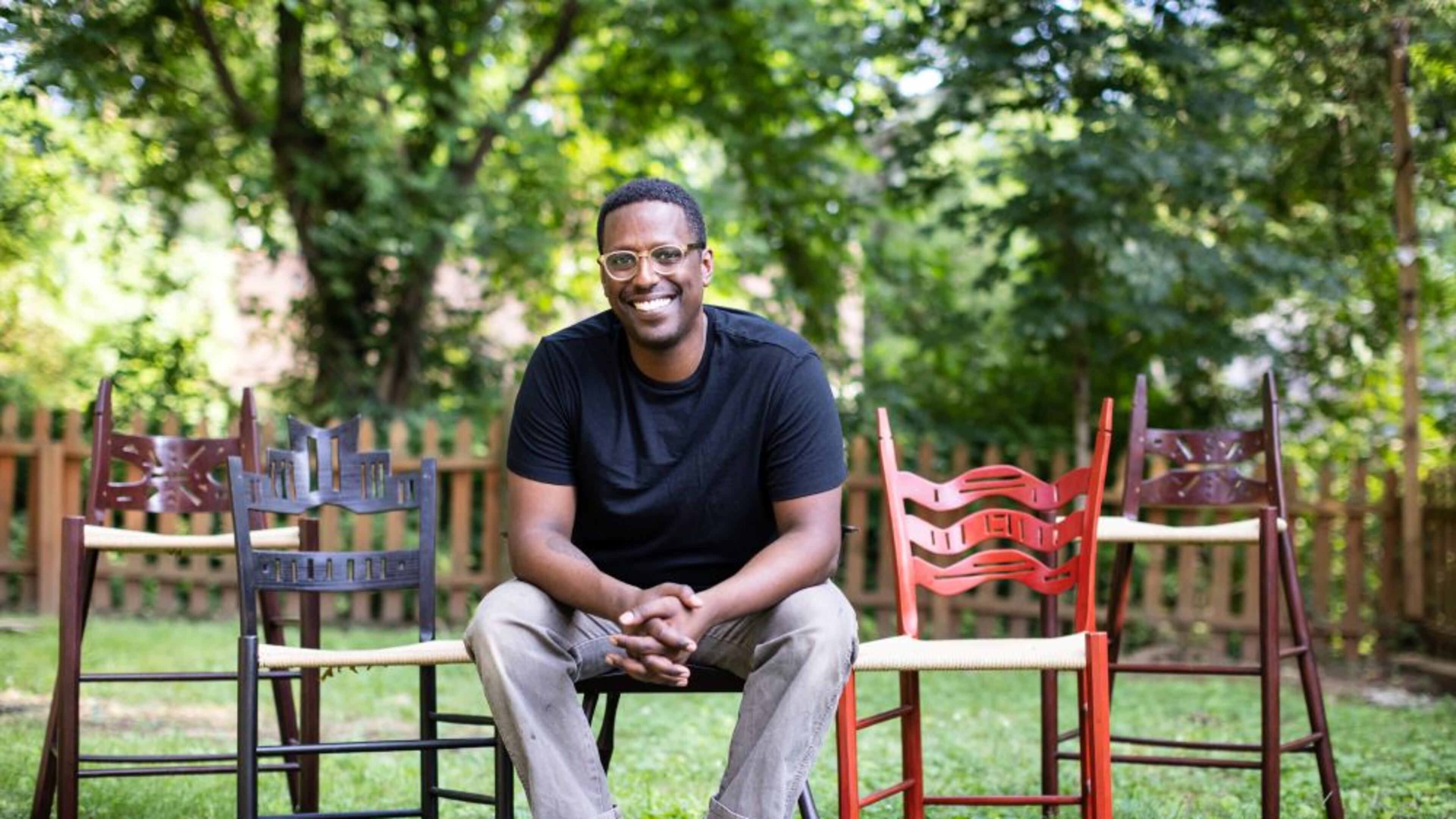 Atlanta-based furniture maker Robell Awake is releasing his first book, "A Short History of Black Craft in Ten Objects," on Tuesday, Feb. 4.