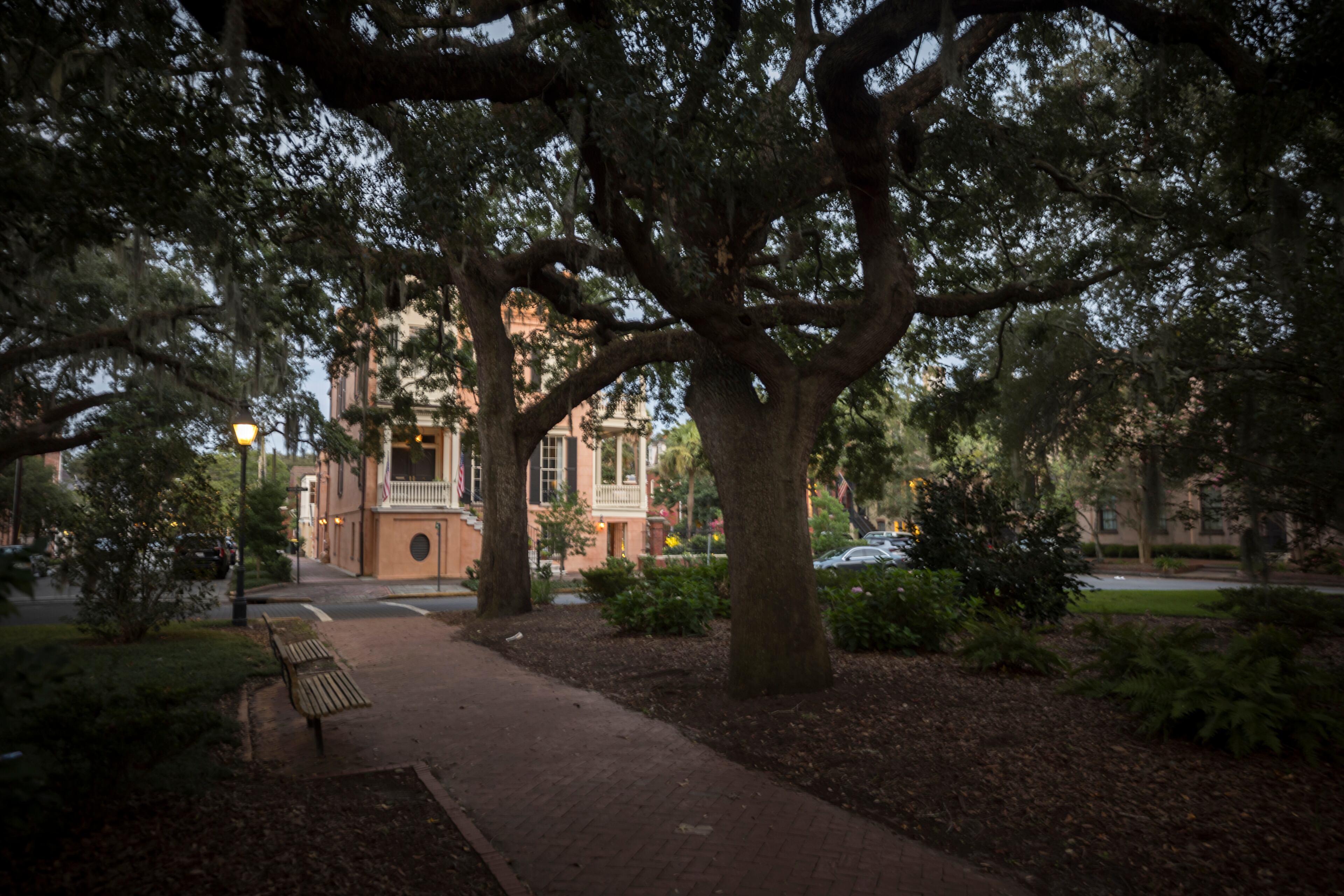 The Savannah National Historic Landmark District measures one square mile. (AJC Photo/Stephen B. Morton)