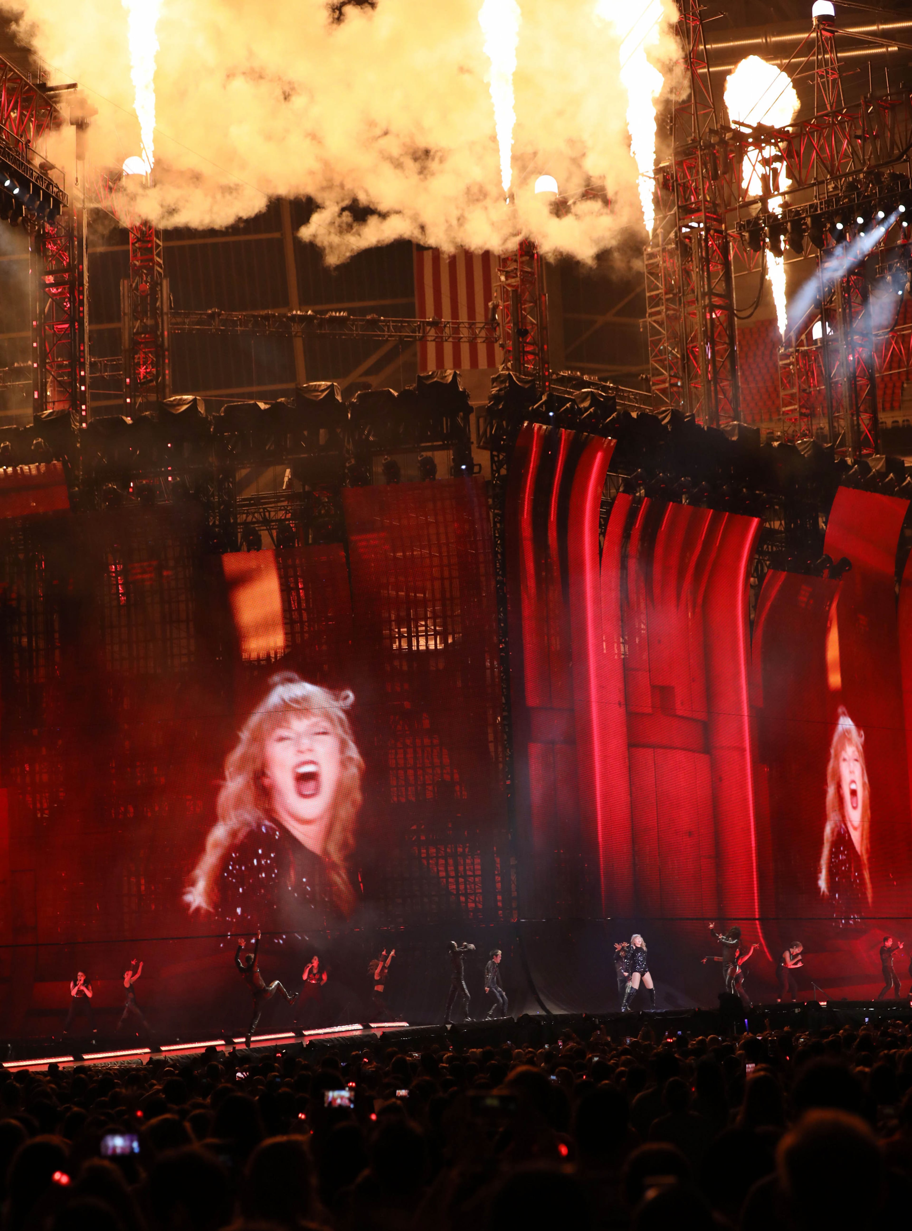 Taylor Swift captivated the crowd at Mercedes-Benz Stadium on Aug. 10 at the first of her two Atlanta concerts. The singer is touring behind her latest album, "Reputation." Photo: Robb Cohen Photography & Video /RobbsPhotos.com