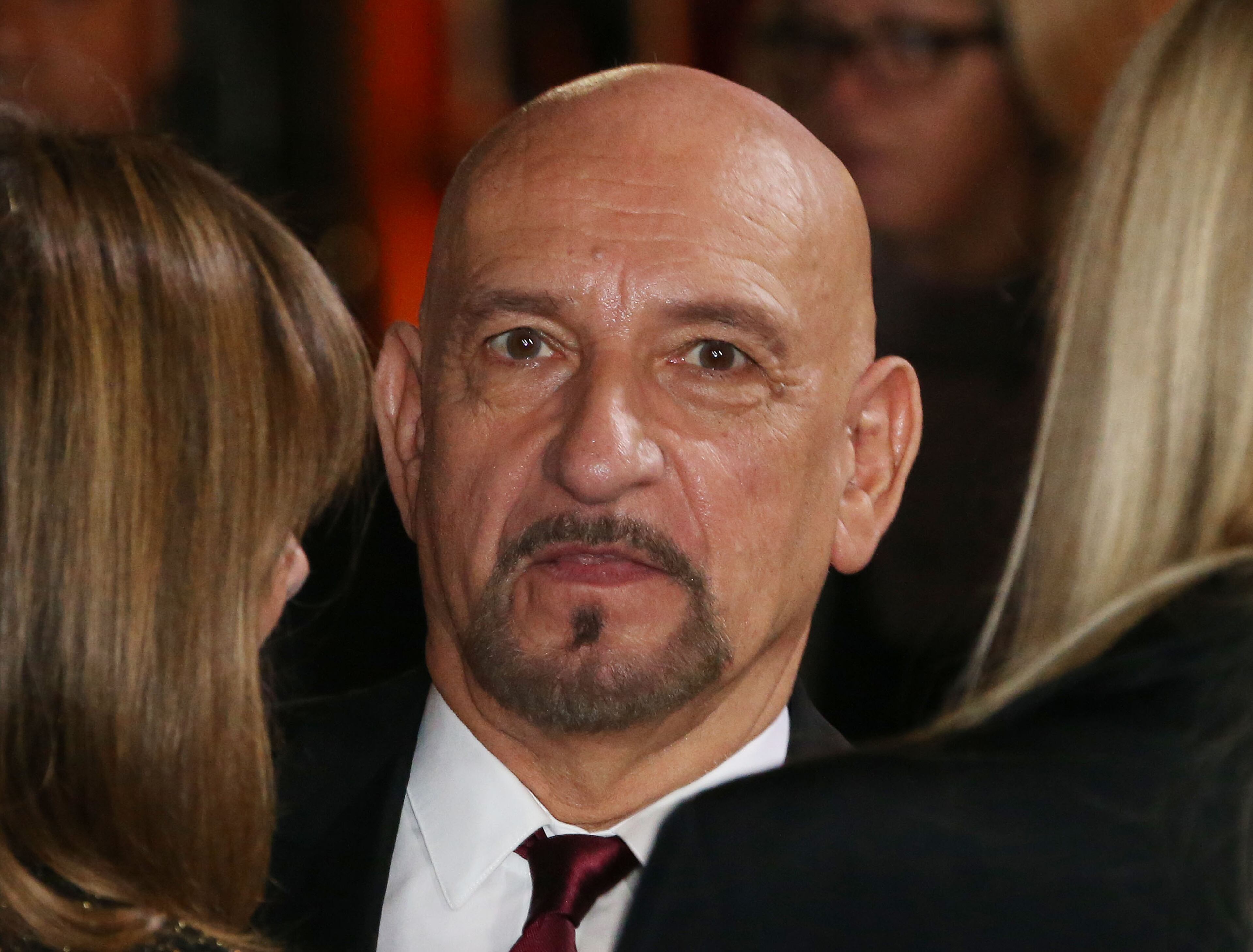 HOLLYWOOD, CA - OCTOBER 28: Actor Sir Ben Kingsley attends the Premiere of Summit Entertainment's "Ender's Game" at the TCL Chinese Theatre on October 28, 2013 in Hollywood, California. (Photo by Frederick M. Brown/Getty Images)