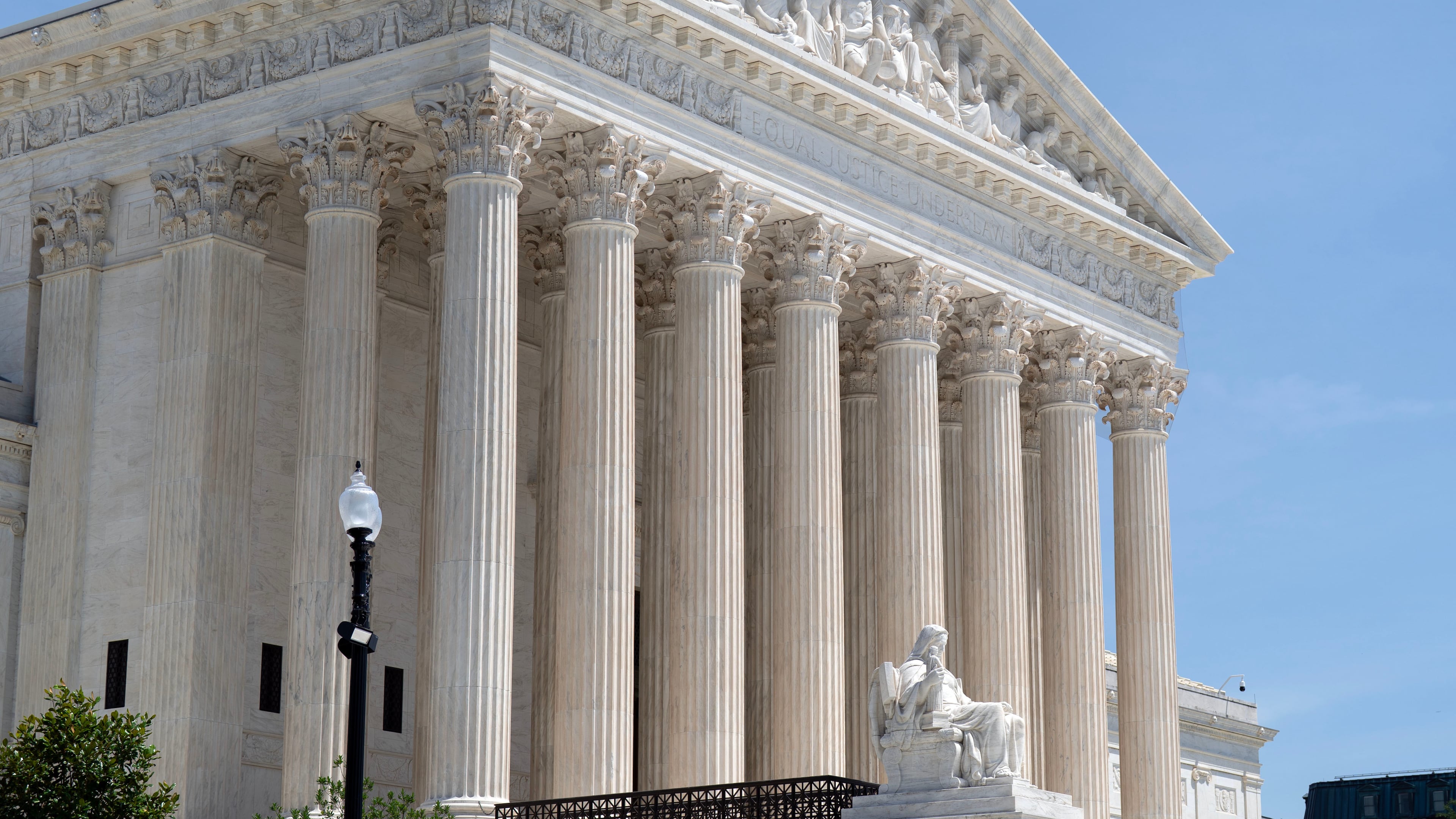 The Supreme Court is seen Tuesday, June 30, 2026, in Washington. (AP Photo/Jose Luis Magana)