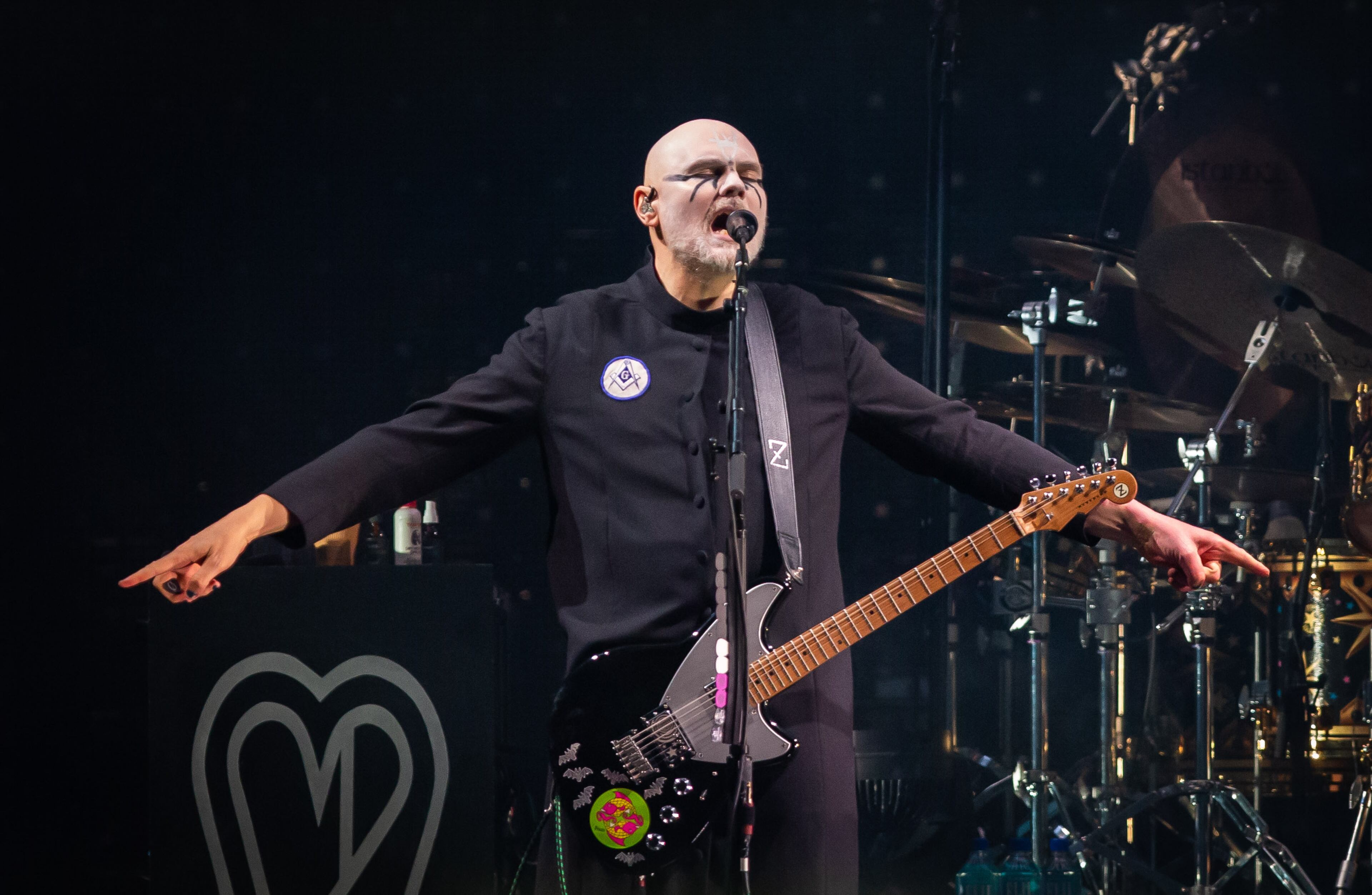 Smashing Pumpkins with lead singer Billy Corgan performed at State Farm Arena in Atlanta on Tuesday, Oct. 11, 2022. (Photo: Ryan Fleisher for The Atlanta Journal-Constitution)