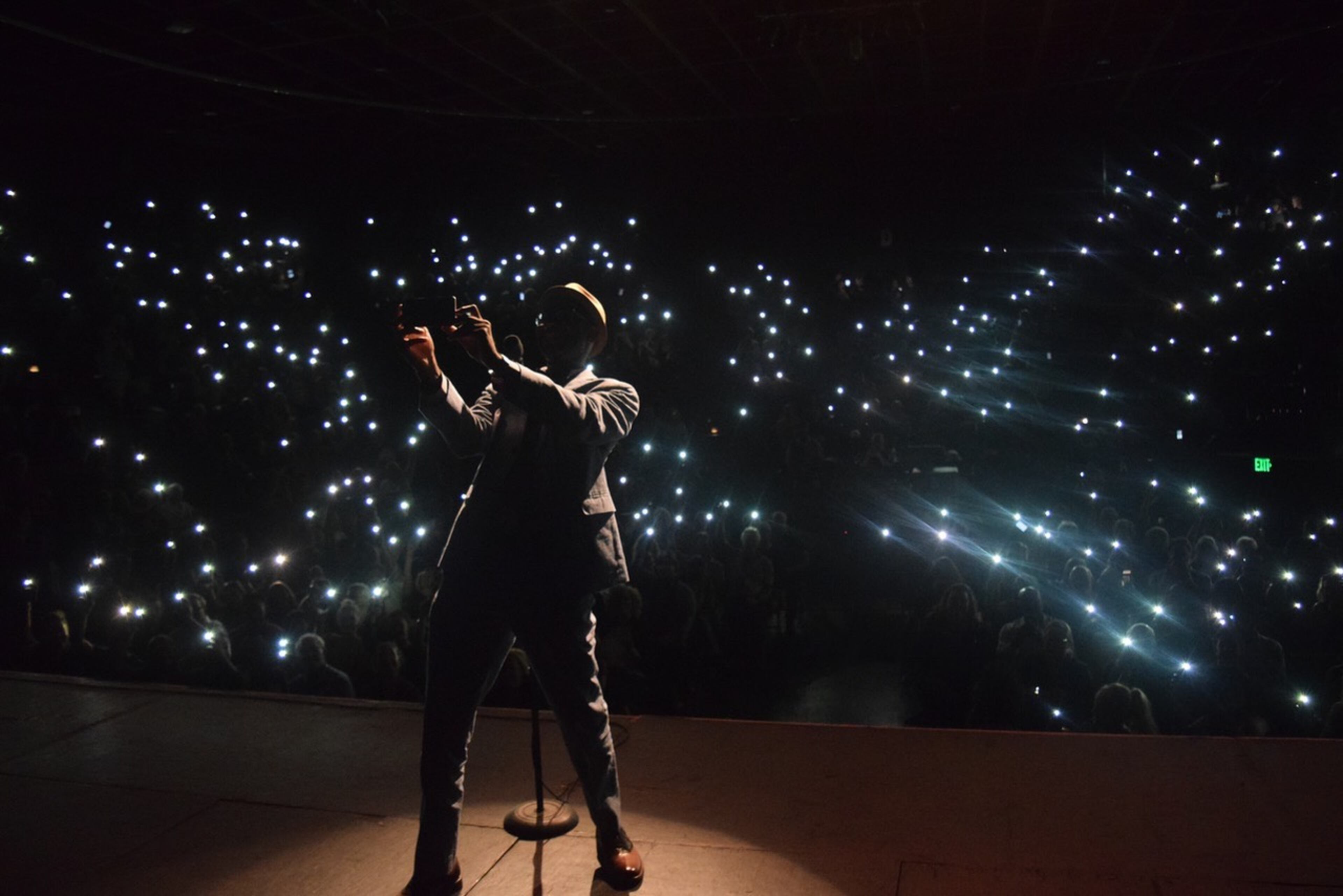 poet and storyteller Jon Goode says audiences for The Moth StorySLAMs are warm and supportive. (Photo by JoyMedia for The Moth)