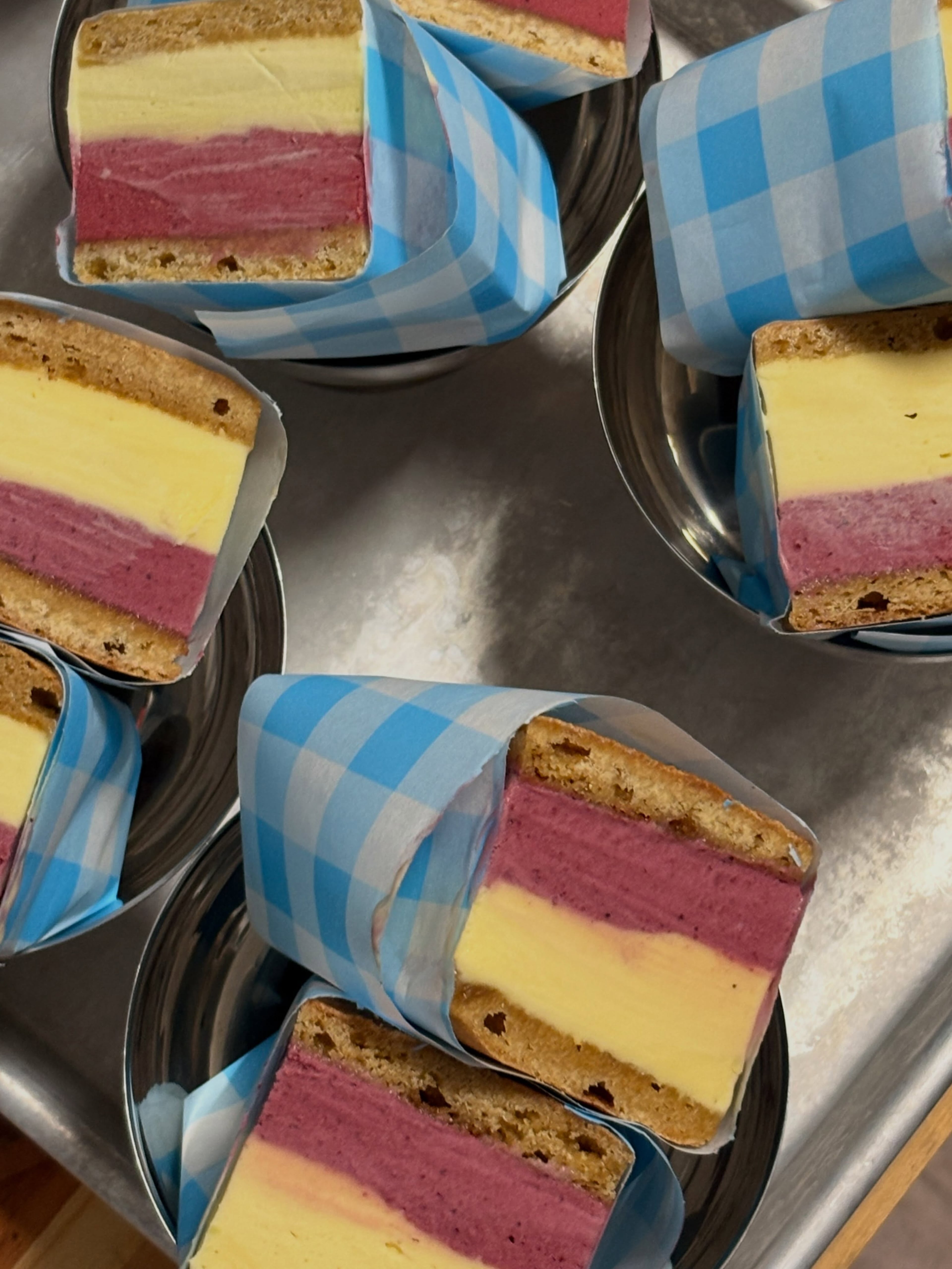 The dessert menu at Last Dance includes a rotating ice cream sandwich made with seasonal fruit. (Courtesy of Kathryn Fitzgerald/Last Dance)
