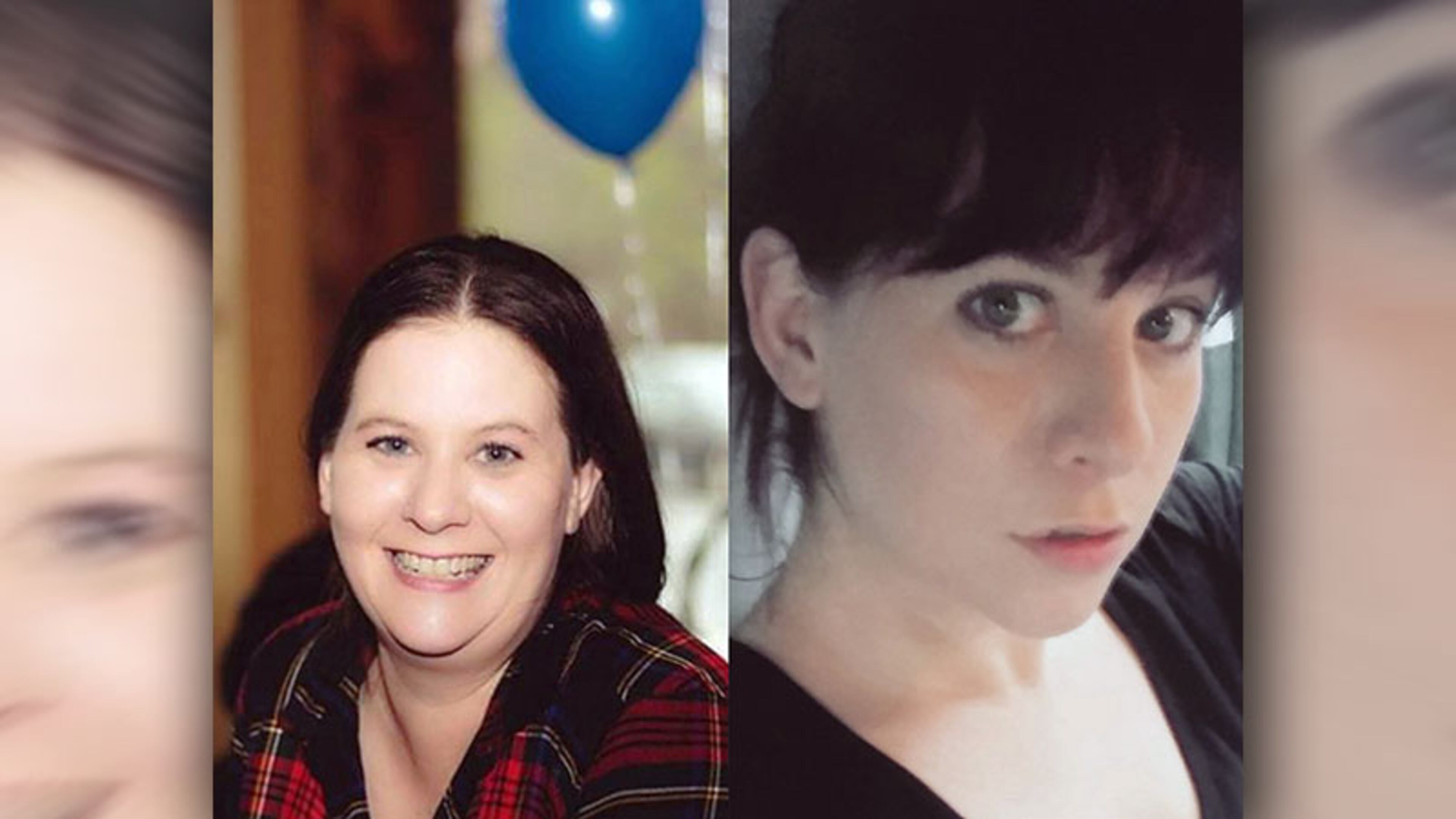 In the photo on the left, taken in June, Michelle Reeves weighed 230 pounds. In the photo on the right, taken in January, she weighed 160 pounds. (Photos contributed by Michelle Reeves)