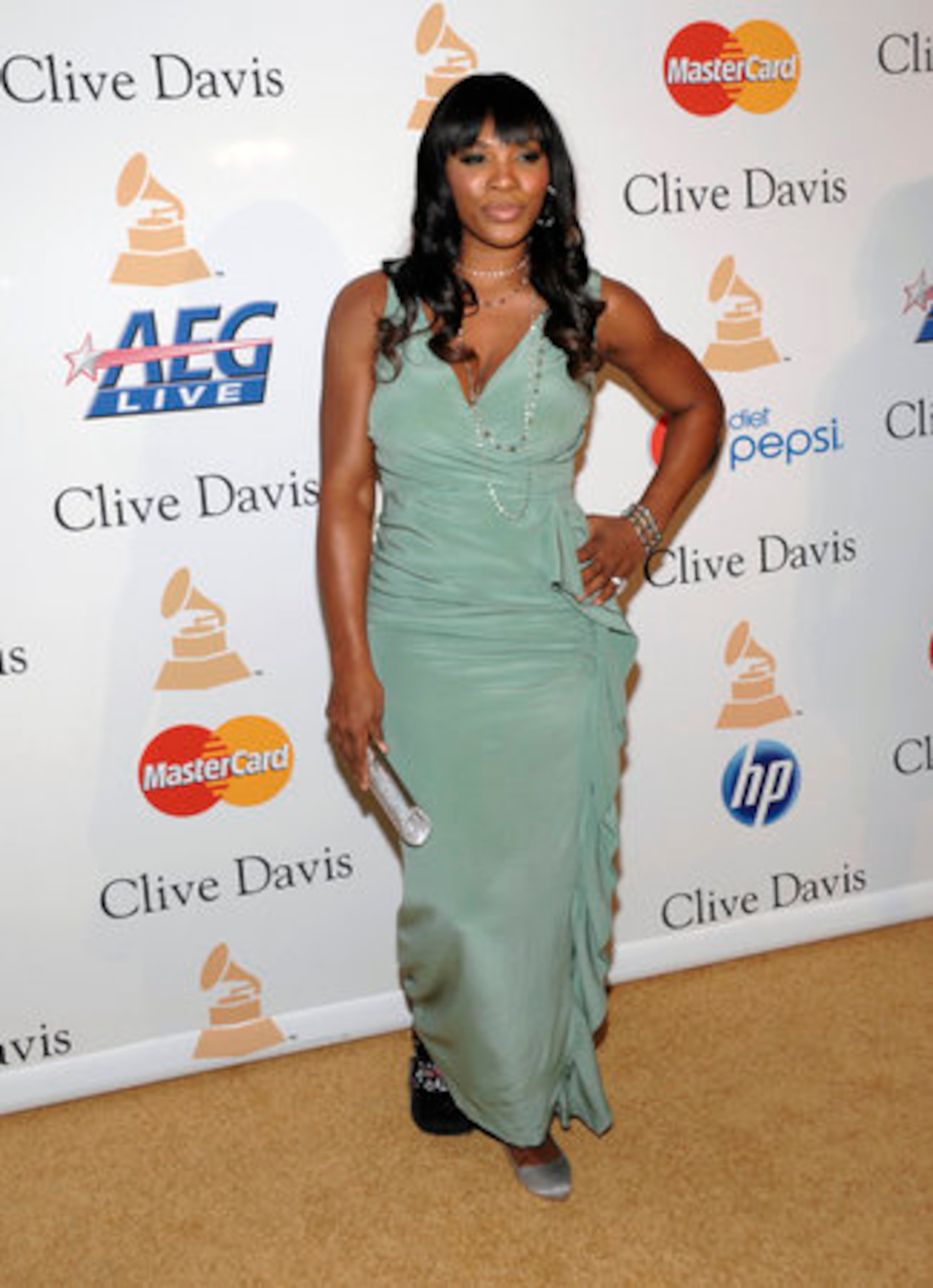 Serena Williams arrives at the Pre-Grammy Gala & Salute to Industry Icons with Clive Davis honoring David Geffen on Saturday, Feb. 12, 2011 in Beverly Hills, Calif.