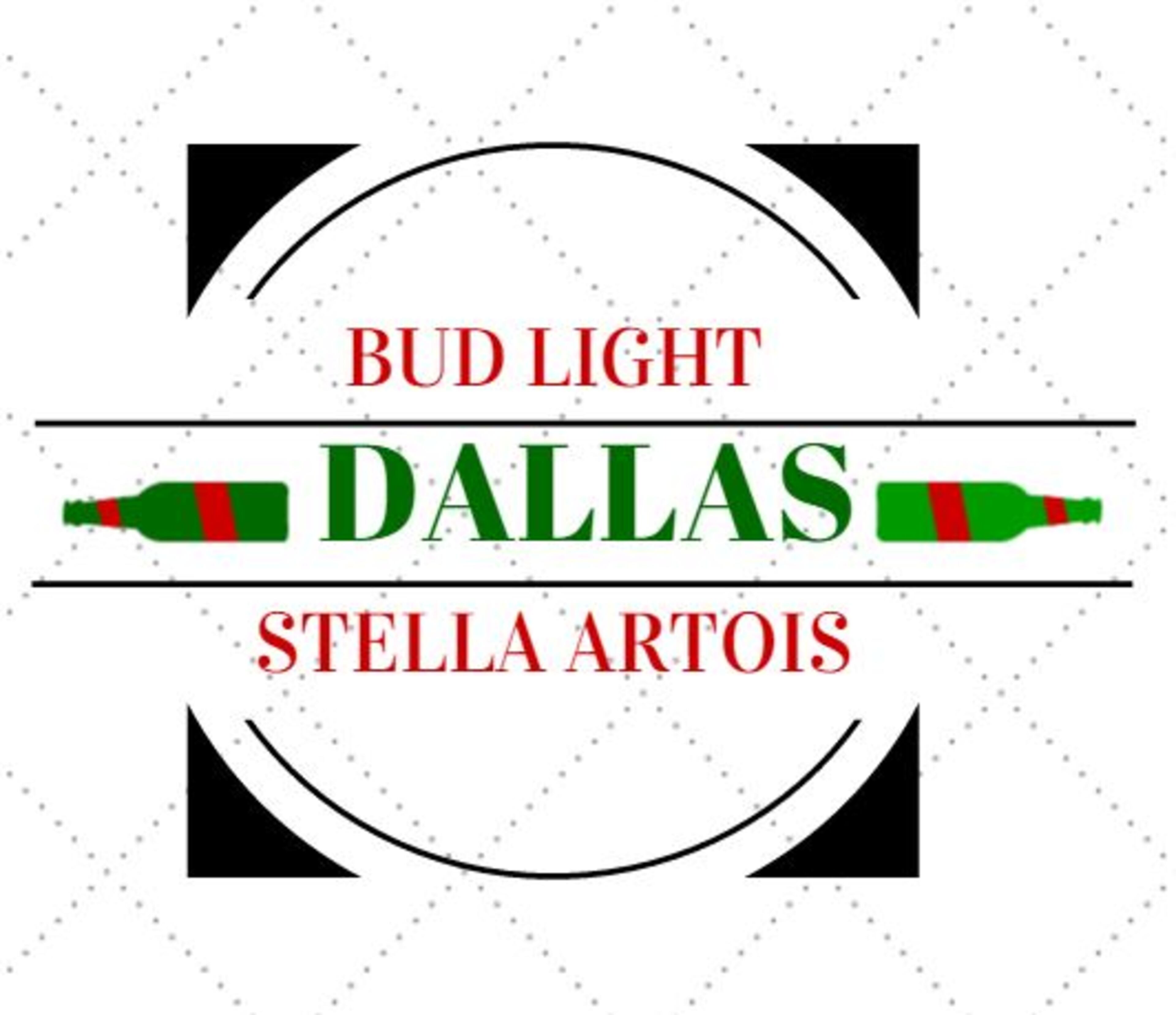 The most widely available beer in Dallas is tied between Stella Artois and Bud Light, both of which are listed on 60% of the city's menus.