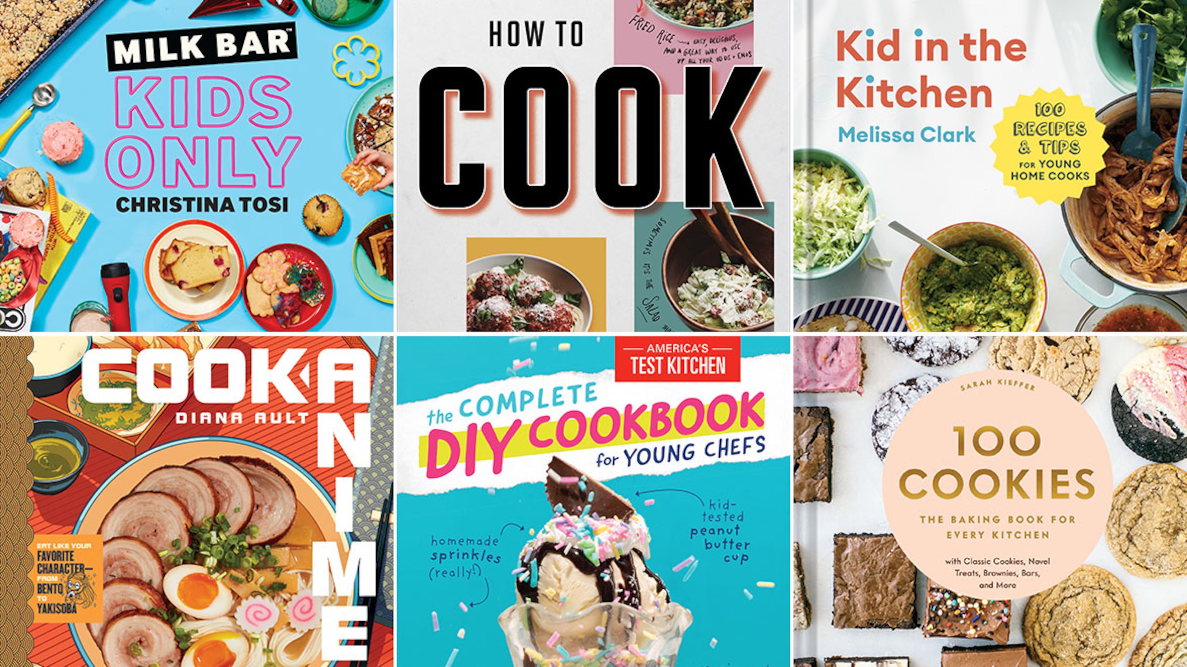 Cookbooks for kids and beginners.