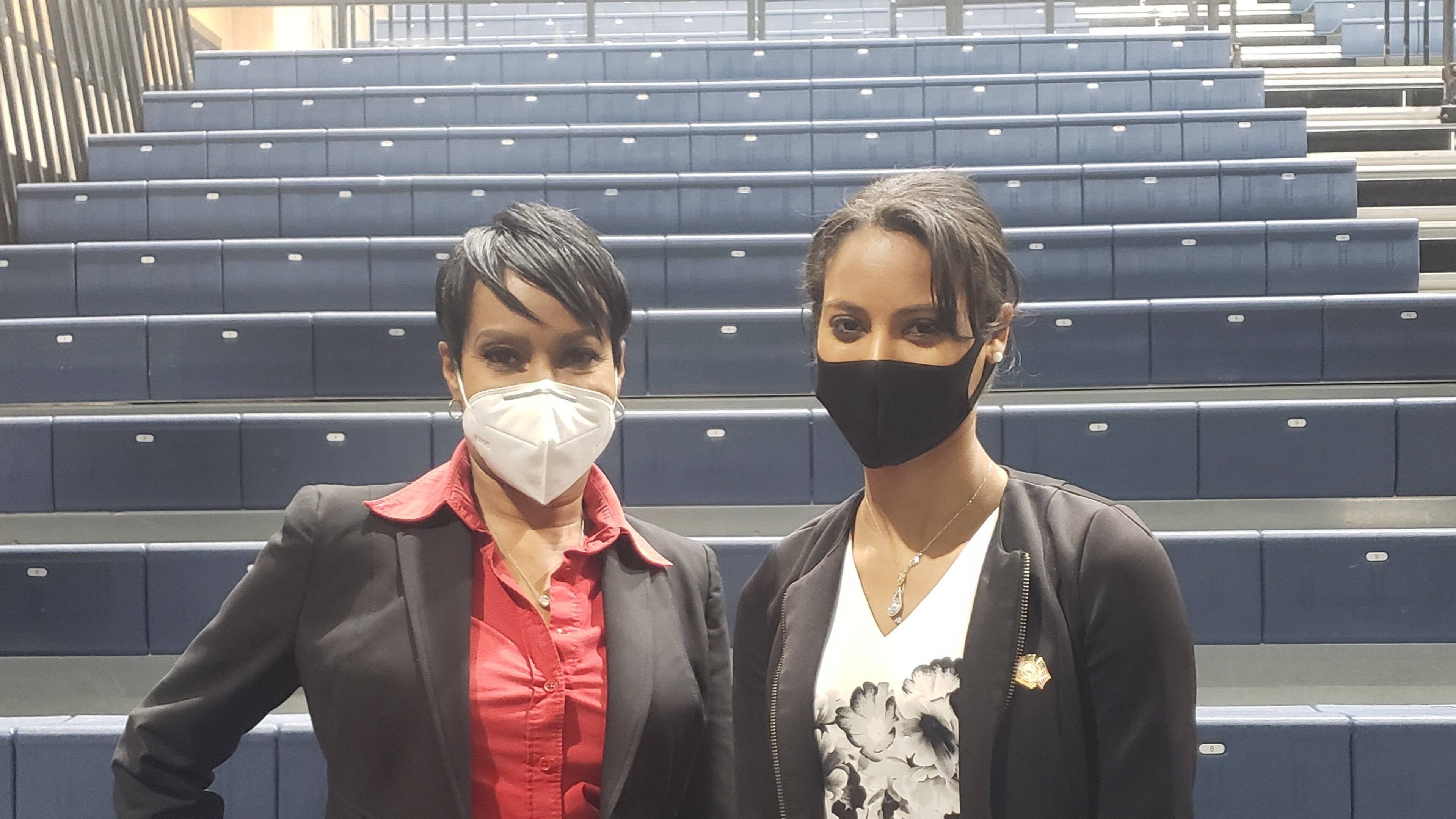 (L-R) Monique Sheffield and Jerica Richardson are the newest members of the Cobb County Board of Commissioners. (Courtesy of Cobb County)