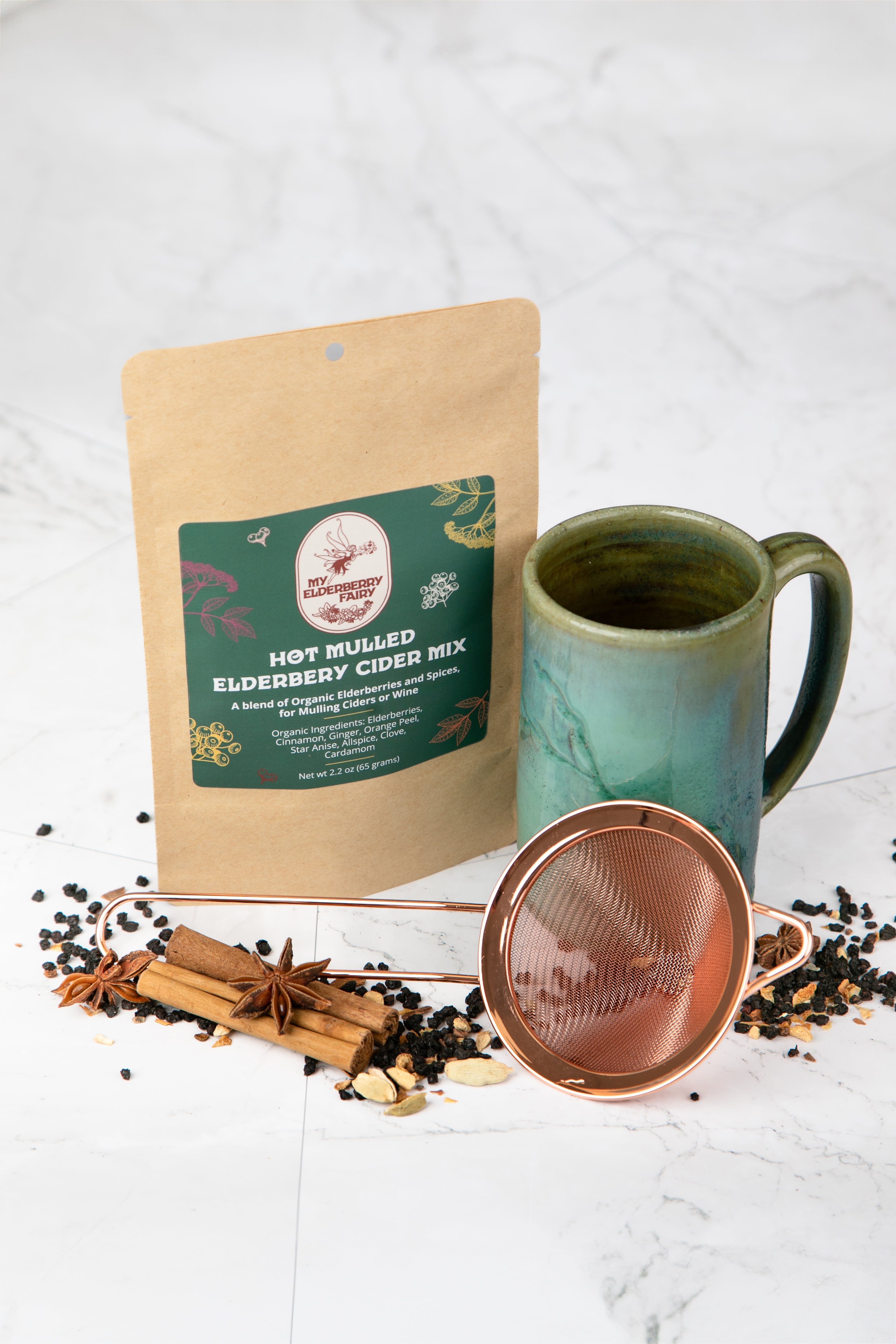 Hot mulled elderberry cider mix from My Elderberry Fairy was a Flavor of Georgia finalist. (Courtesy of My Elderberry Fairy)