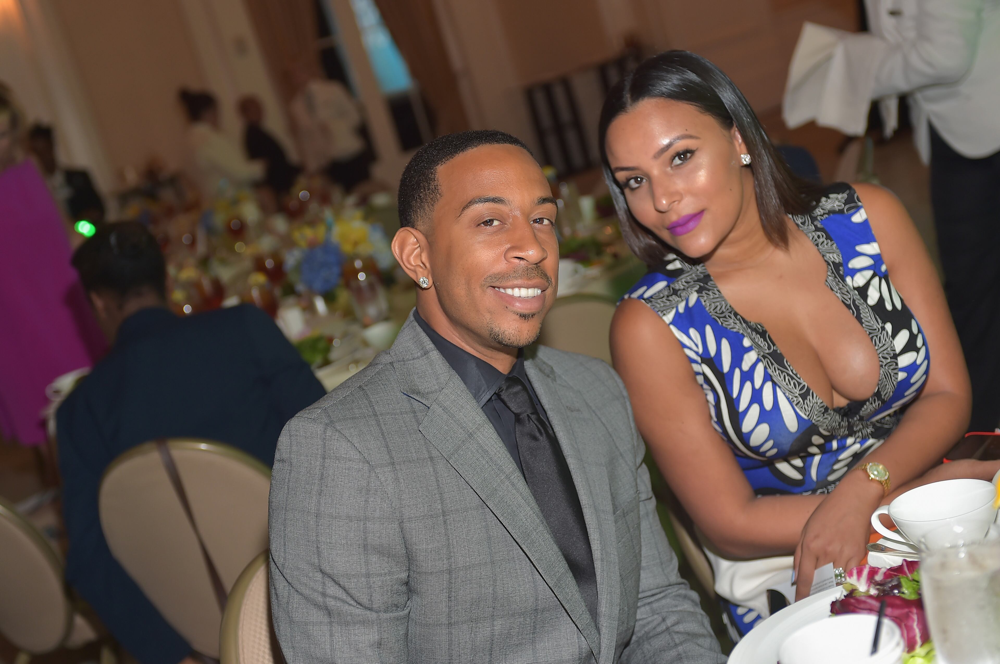 Ludacris with his wife Eudoxie at the luncheon. Photo by Moses Robinson/Getty Images for Usher's New Look