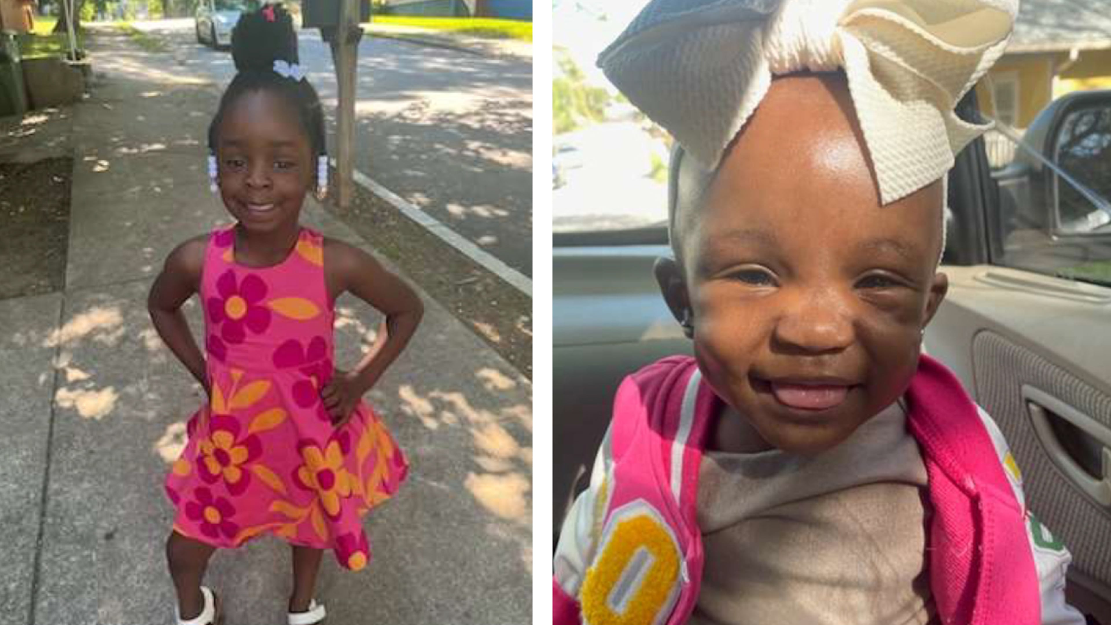 (From left) Zola Cooper, 4, and her sister Norah Cooper, 11 months, were found safe in a tow trailer after their babysitter abducted them, police say. (Courtesy of Atlanta Police Department)