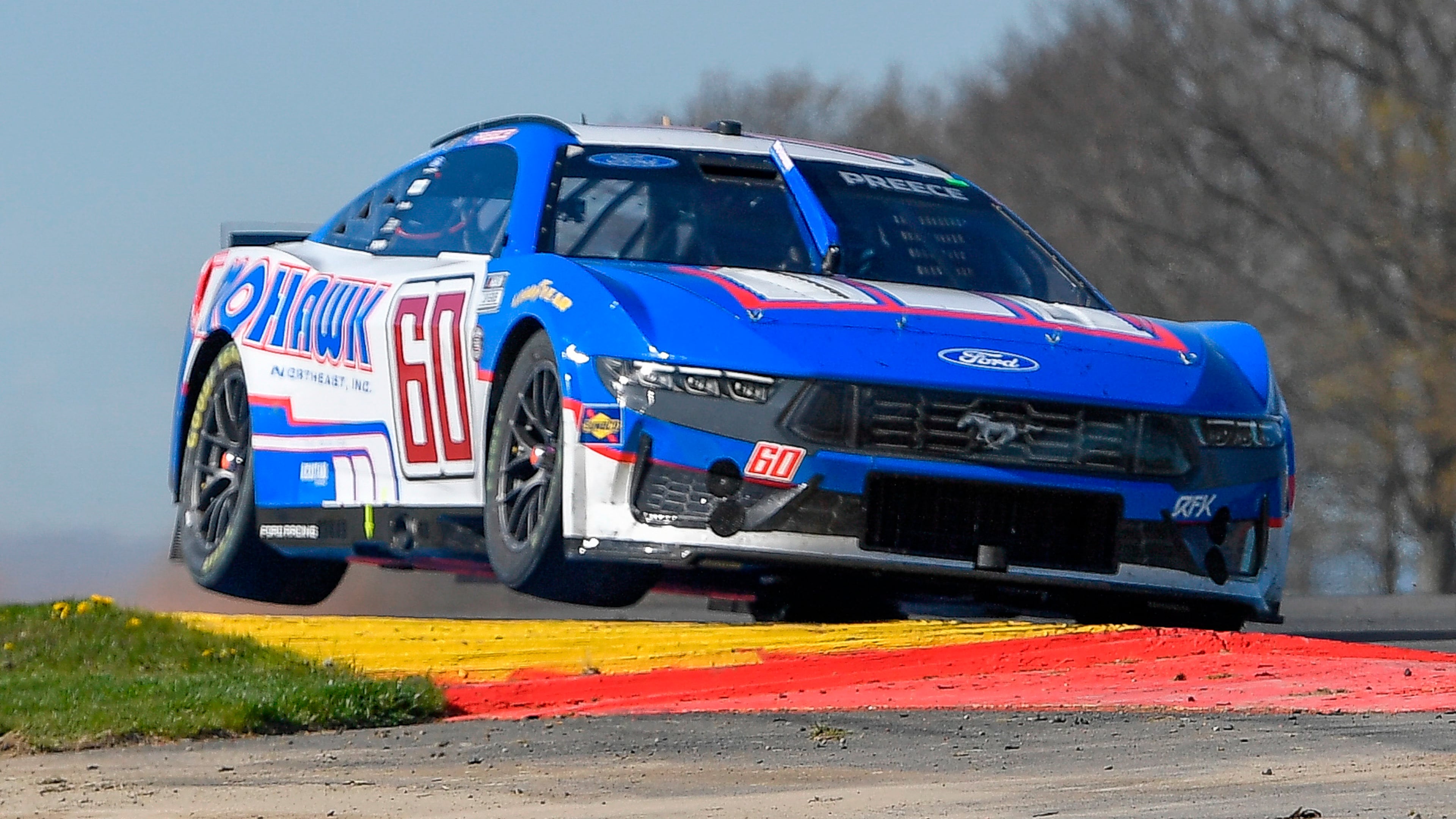 Ryan Preece drives during a NASCAR Cup Series auto race, Sunday, May 10, 2026, in Watkins Glen, N.Y. (Photo/Adrian Kraus)