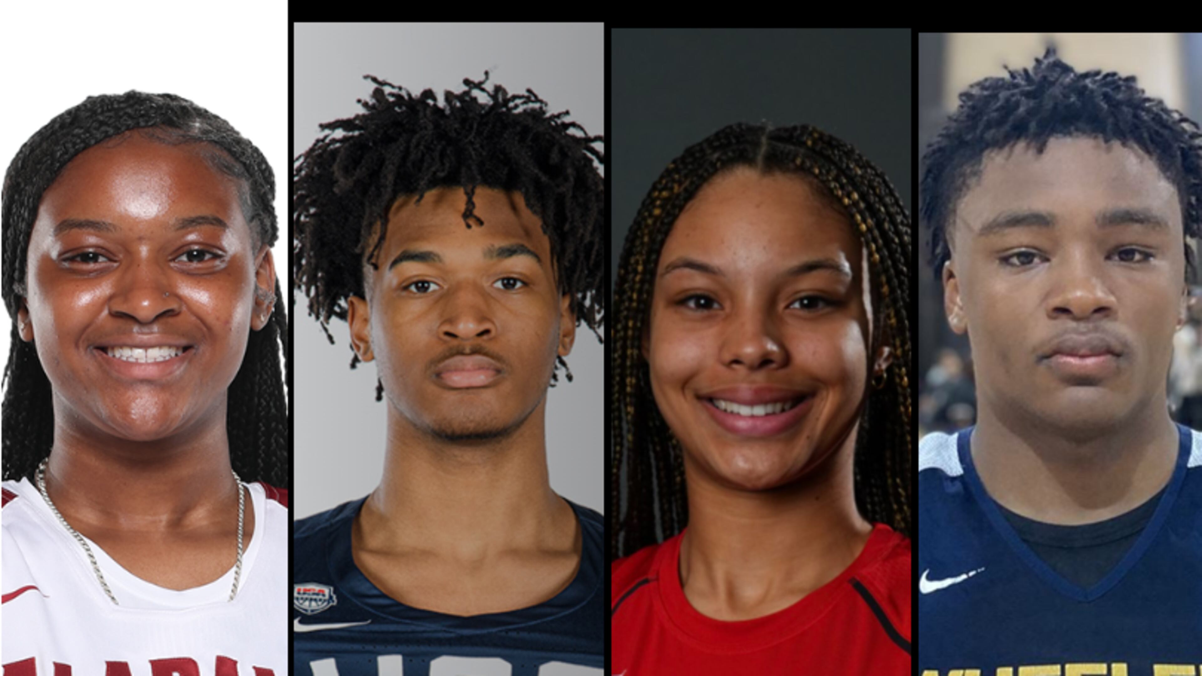 Georgia's 2023 McDonald's All American basketball players are (from left) Essence Cody of Valdosta, Stephon Castle of Newton, Courtney Ogden of Westminster and Isaiah Collier of Wheeler.