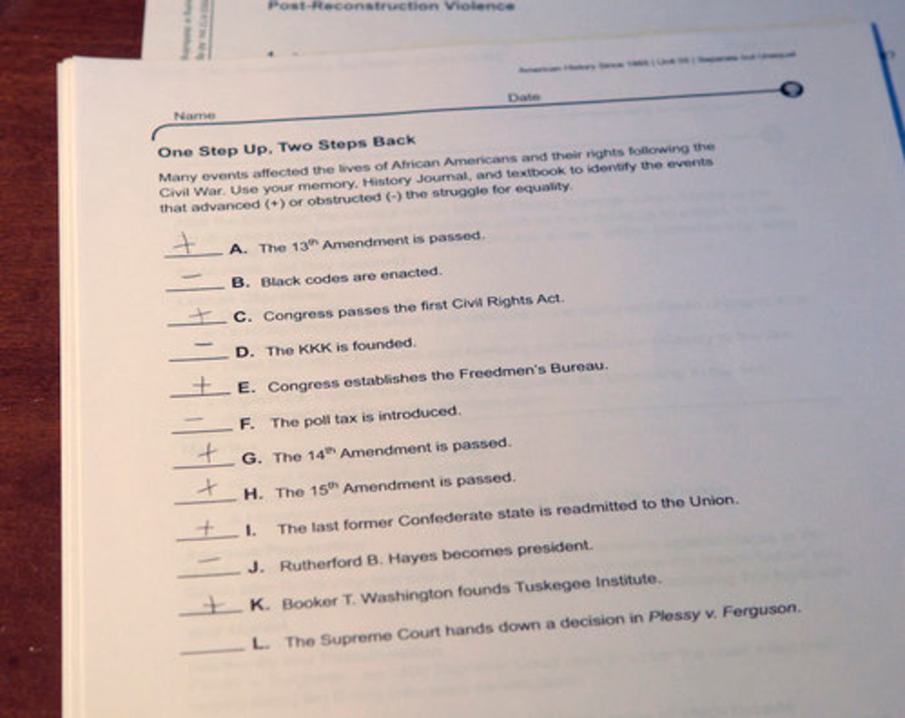 When he left Gwinnett County schools in 2007, John couldn't write, his mother said. His grades have gone from C's, D's and F's to A's and B's.