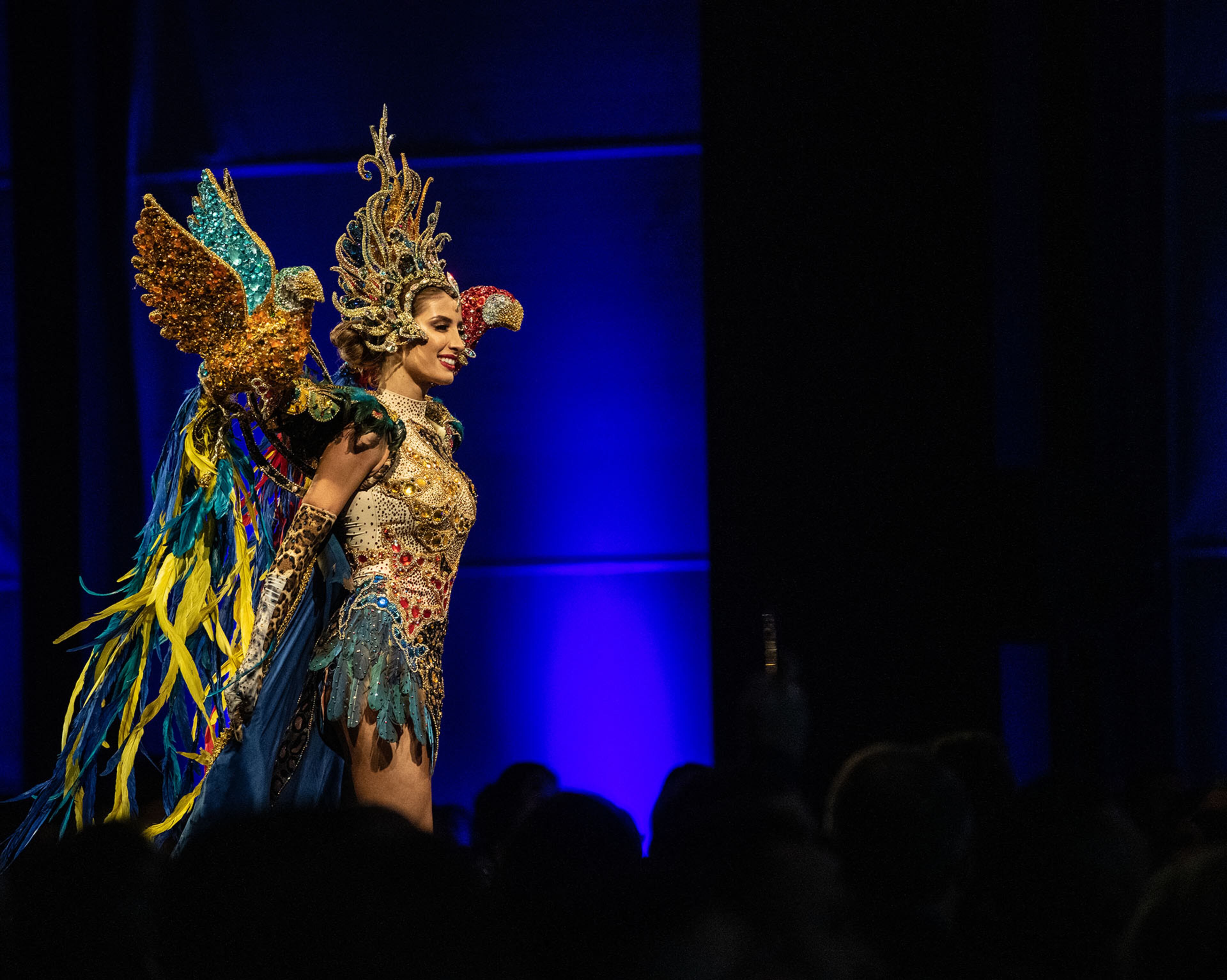 120619 ATLANTAâ Miss Paraguay Ketlin Lottermann showcases her costume that represents her country at the Miss Universe Pageant National Costume Show in Atlanta, Ga Friday, Dec. 6, 2019.
PHOTO BY ELISSA BENZIE