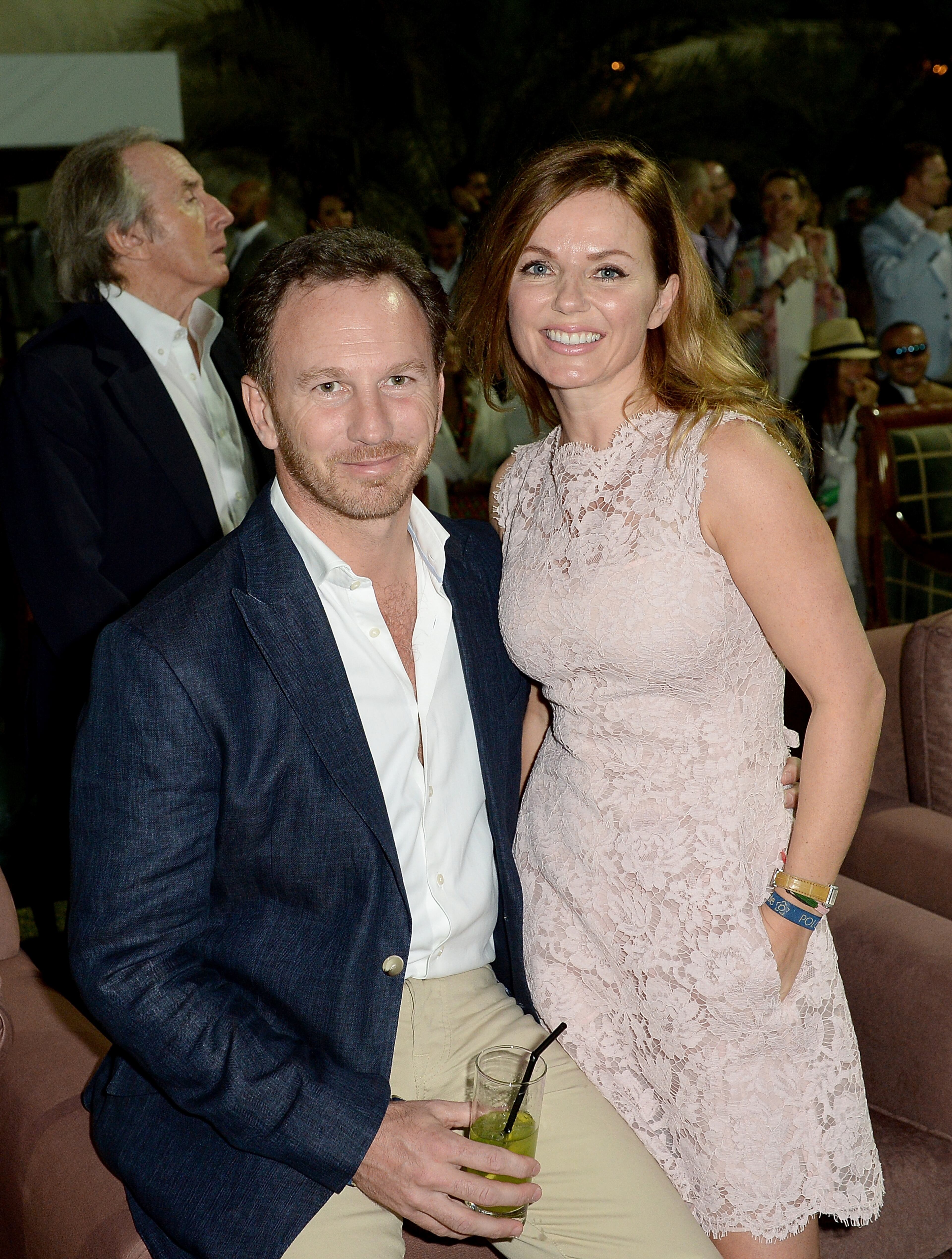 Formula 1 racing team boss Christian Horner and Spice Girls member Geri Halliwell became engaged in November after having dated since early 2014.