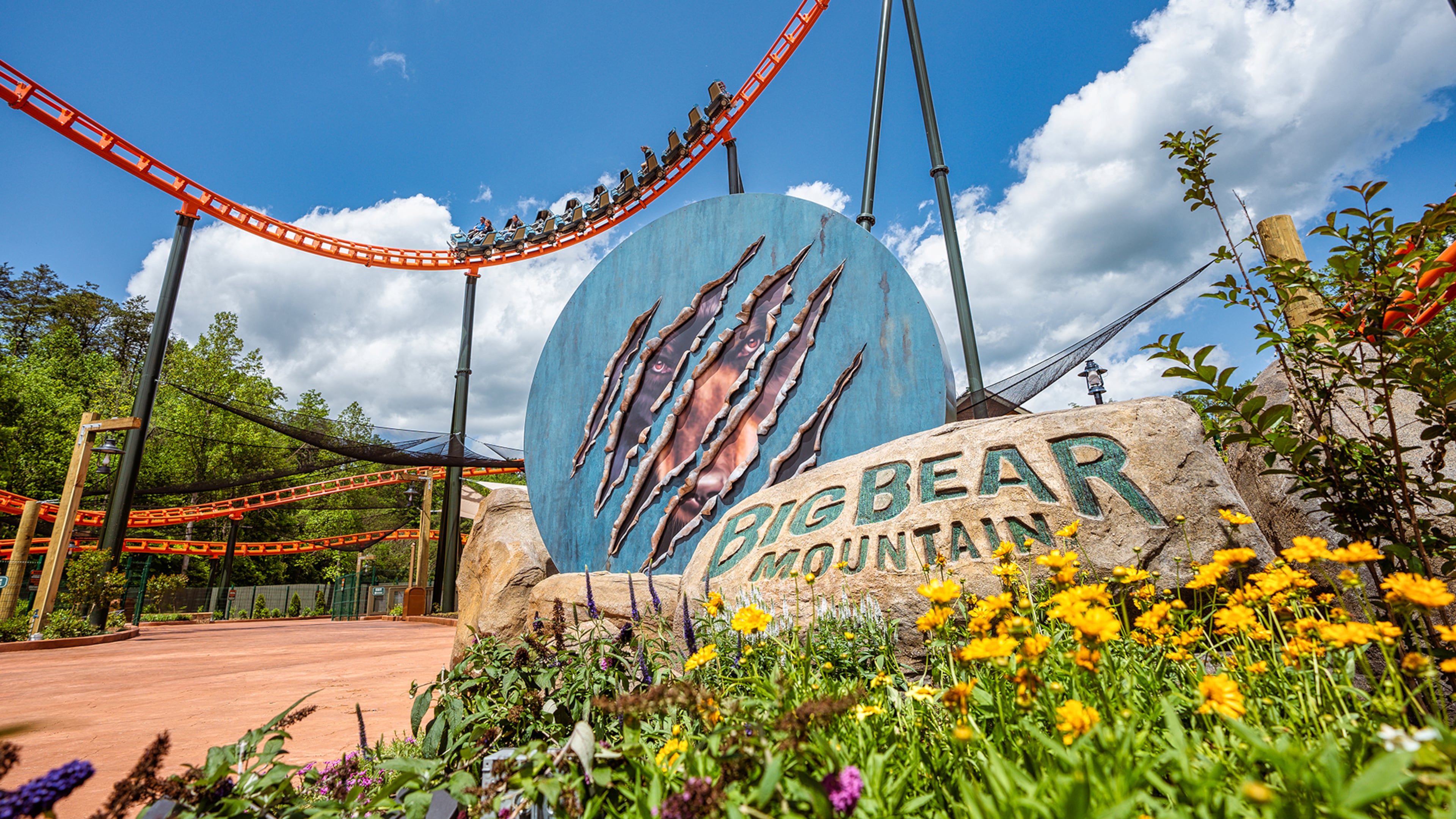 The newest Dollywood attraction is Big Bear Mountain, a roller coaster that zips along almost 4,000 feet of track.
(Courtesy of The Dollywood Co.)