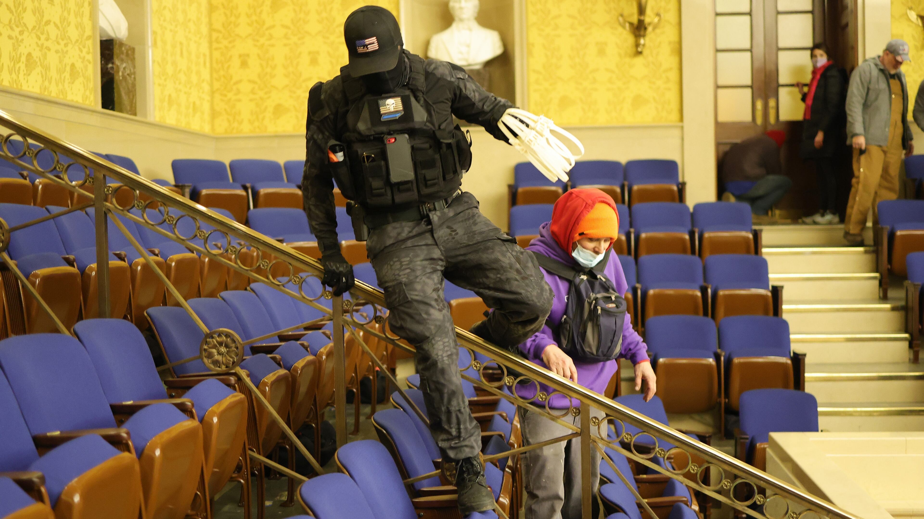 Eric Gavelek Munchel entered the U.S. Senate during the Jan. 6 Capitol riot, according to prosecutors. (Win McNamee/Getty Images/TNS)