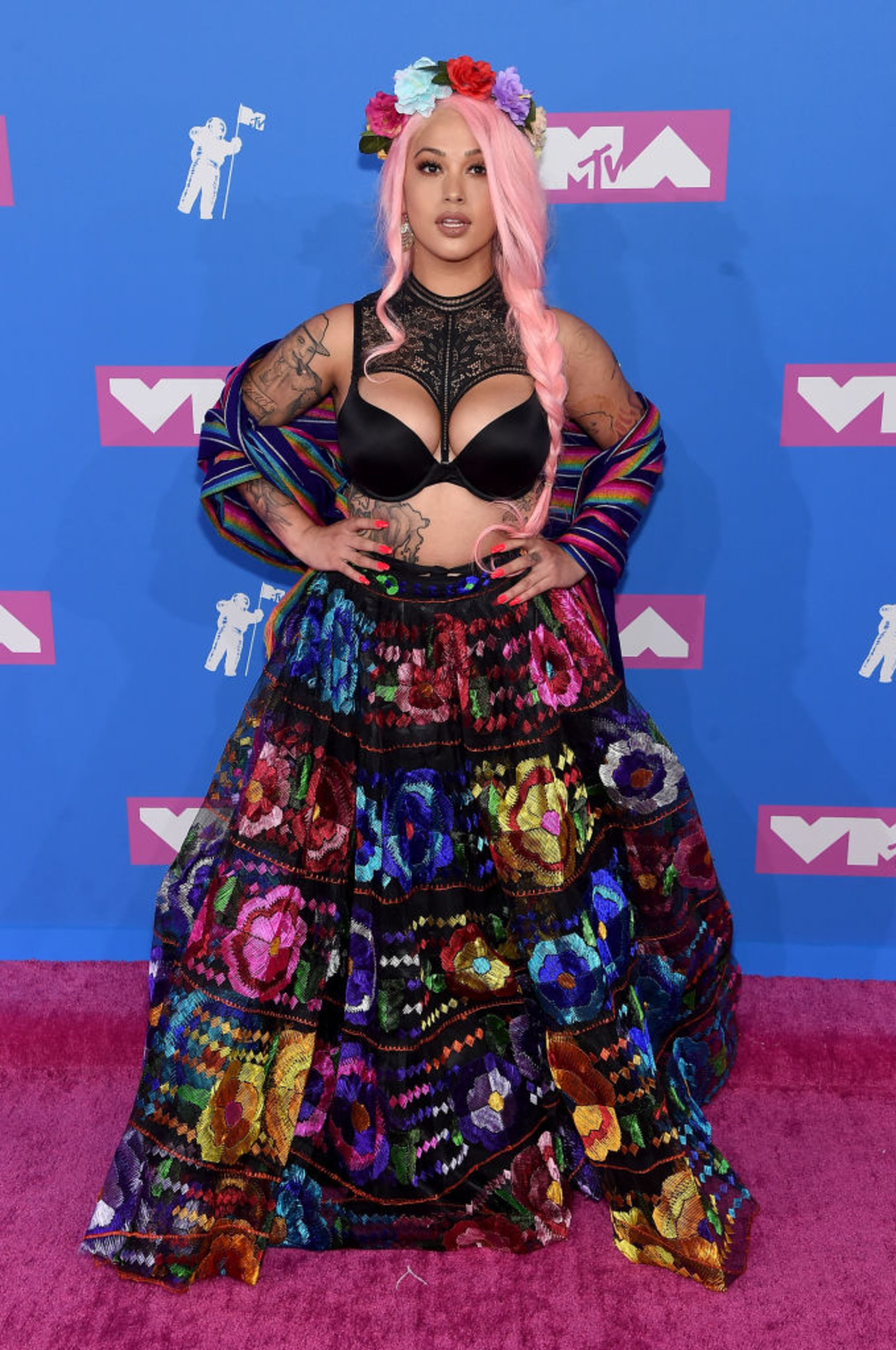 NEW YORK, NY - AUGUST 20: Lily Barrios attends the 2018 MTV Video Music Awards at Radio City Music Hall on August 20, 2018 in New York City. (Photo by Jamie McCarthy/Getty Images)