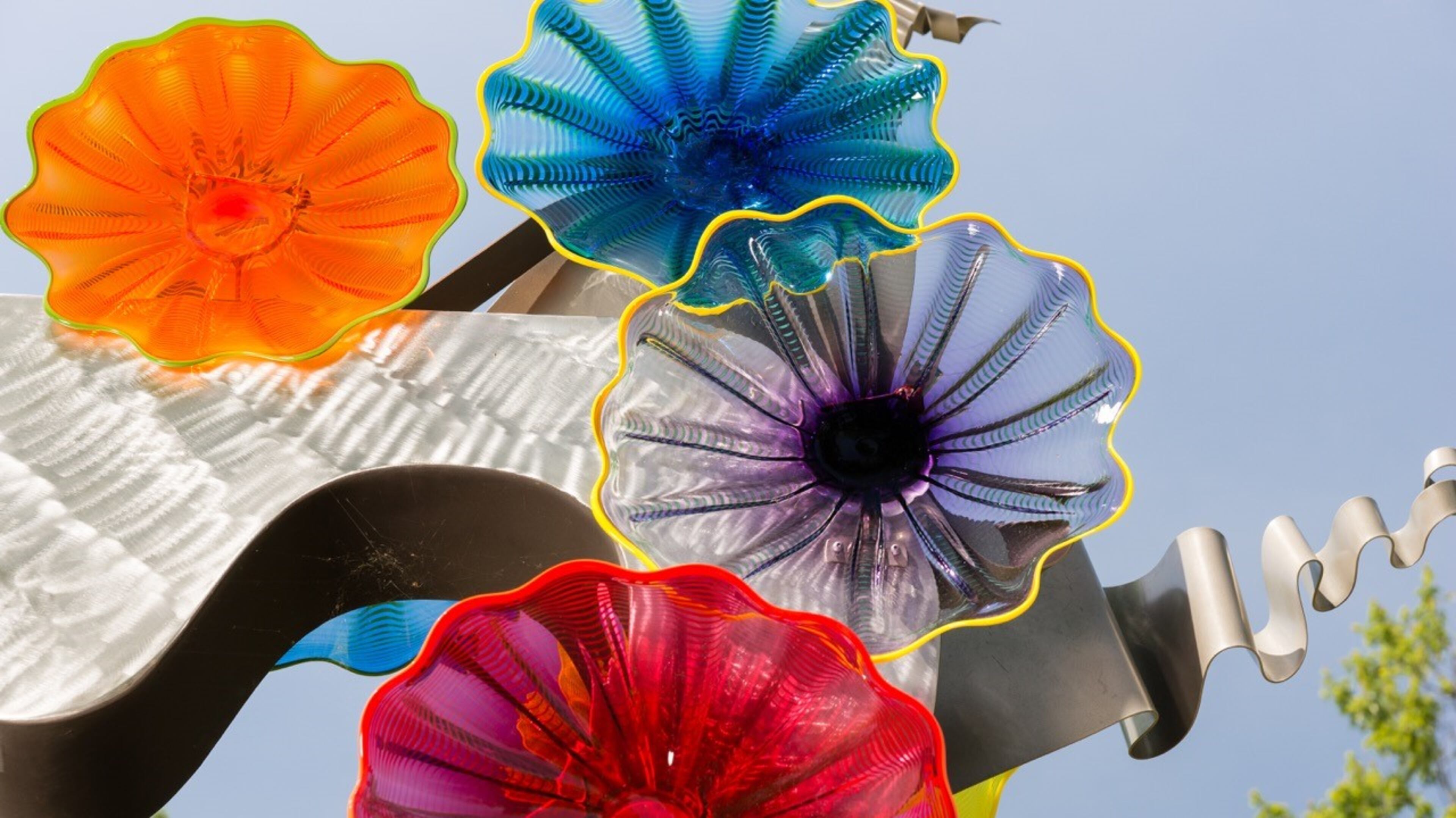 Pictured: SS Sentinel by Rollin Karg at Riverside Park, one of ten sculptures on display in Roswell city parks.