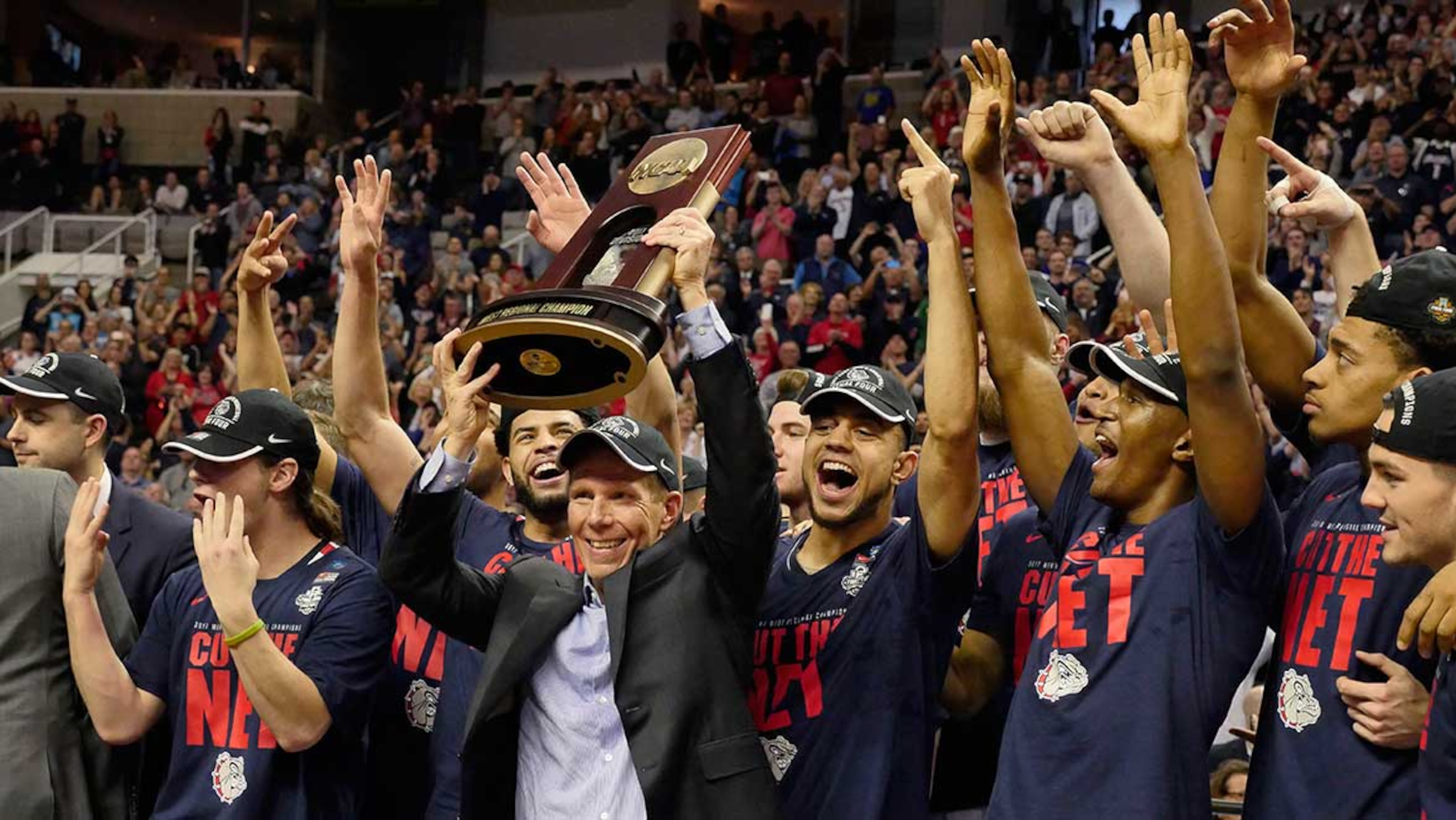 Gonzaga earned its first trip to the Final Four by defeating Xavier 83-59 Saturday in the West Regional final in San Jose, Calif.