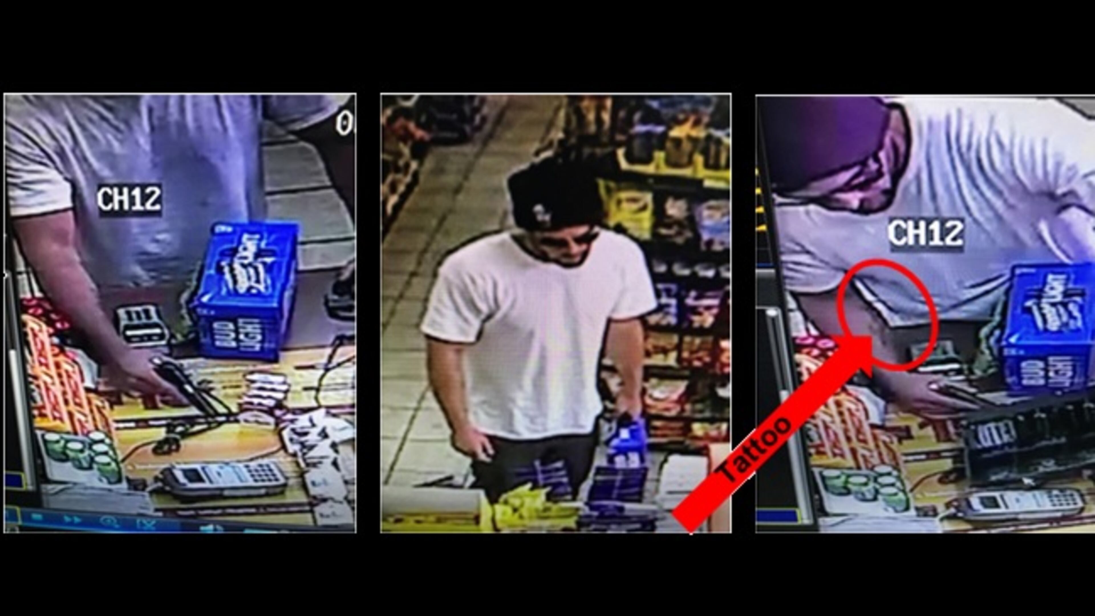 Police are looking for a man who grabbed a 12-pack of beer before robbing a Texaco at gunpoint in Gwinnett County.