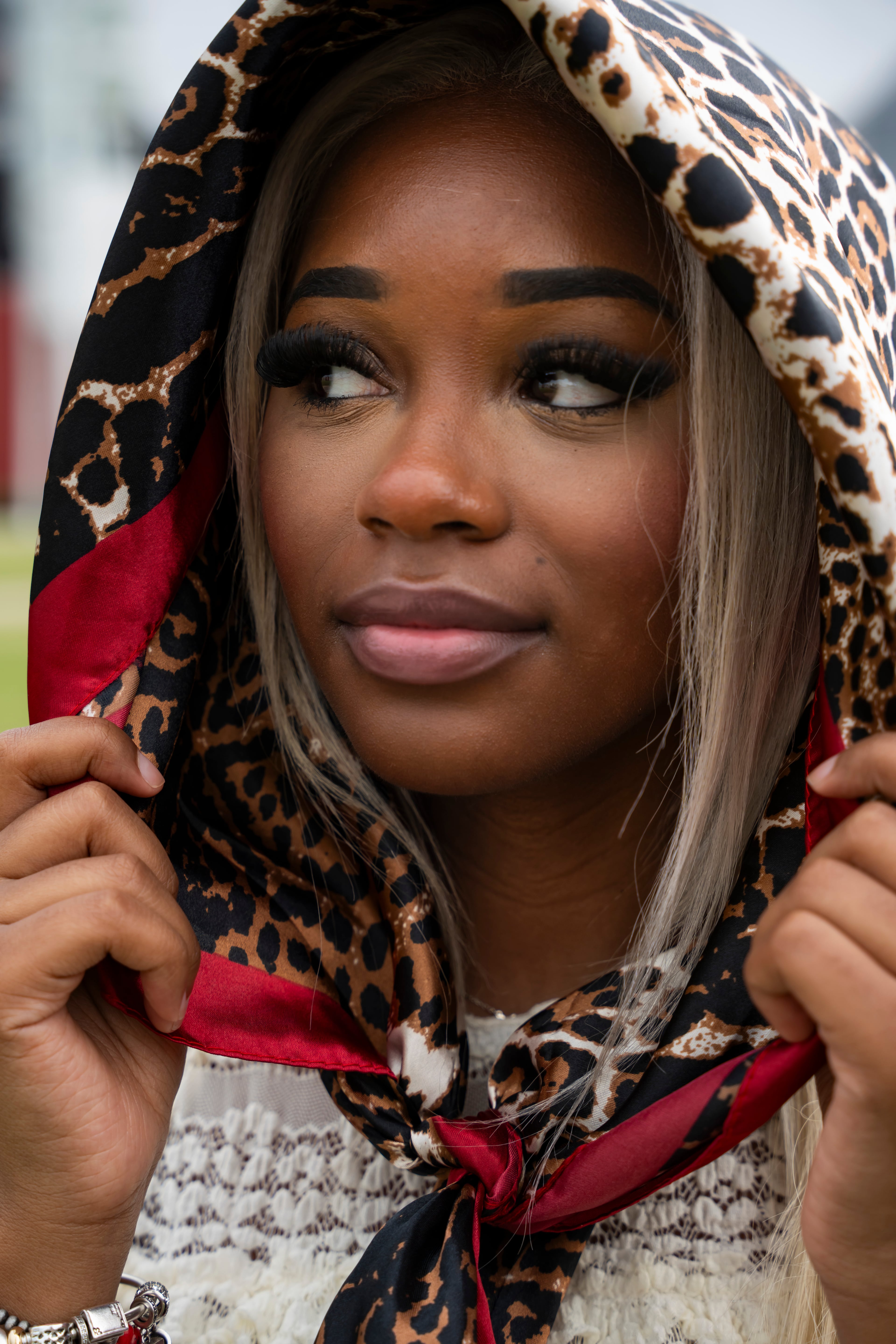 Kai Jennings poses outside Beyoncé's Cowboy Carter concert in Atlanta on Thursday, July 10, 2025. (Olivia Bowdoin for the AJC)